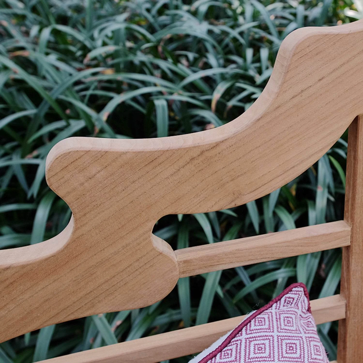 Lutyens Teak Wood 4 Feet Outdoor Bench - Image 8