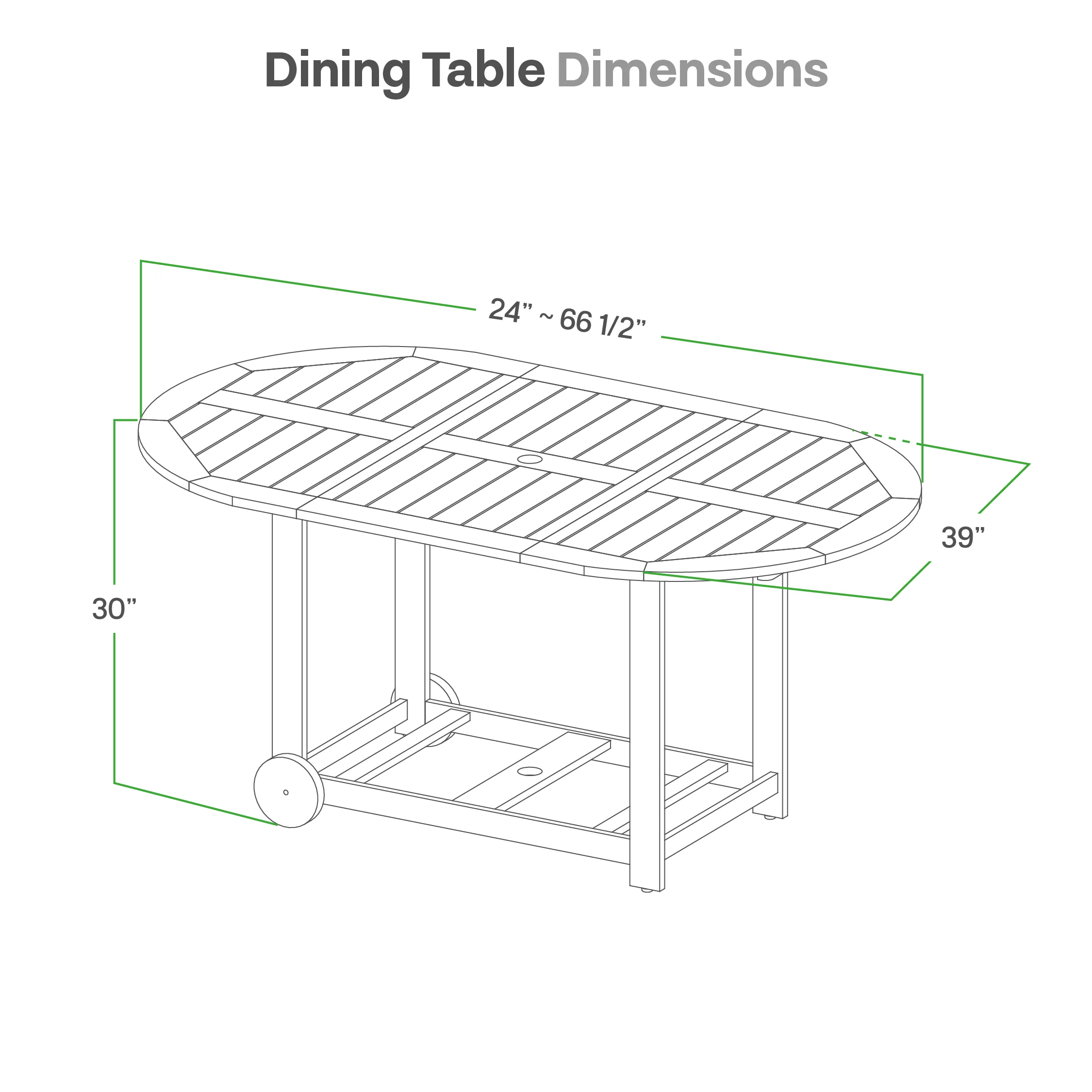 Miami 7 Pieces Teak Outdoor Folding Dining Set with Sunbrella Cast Shale Seatpad - Image 21
