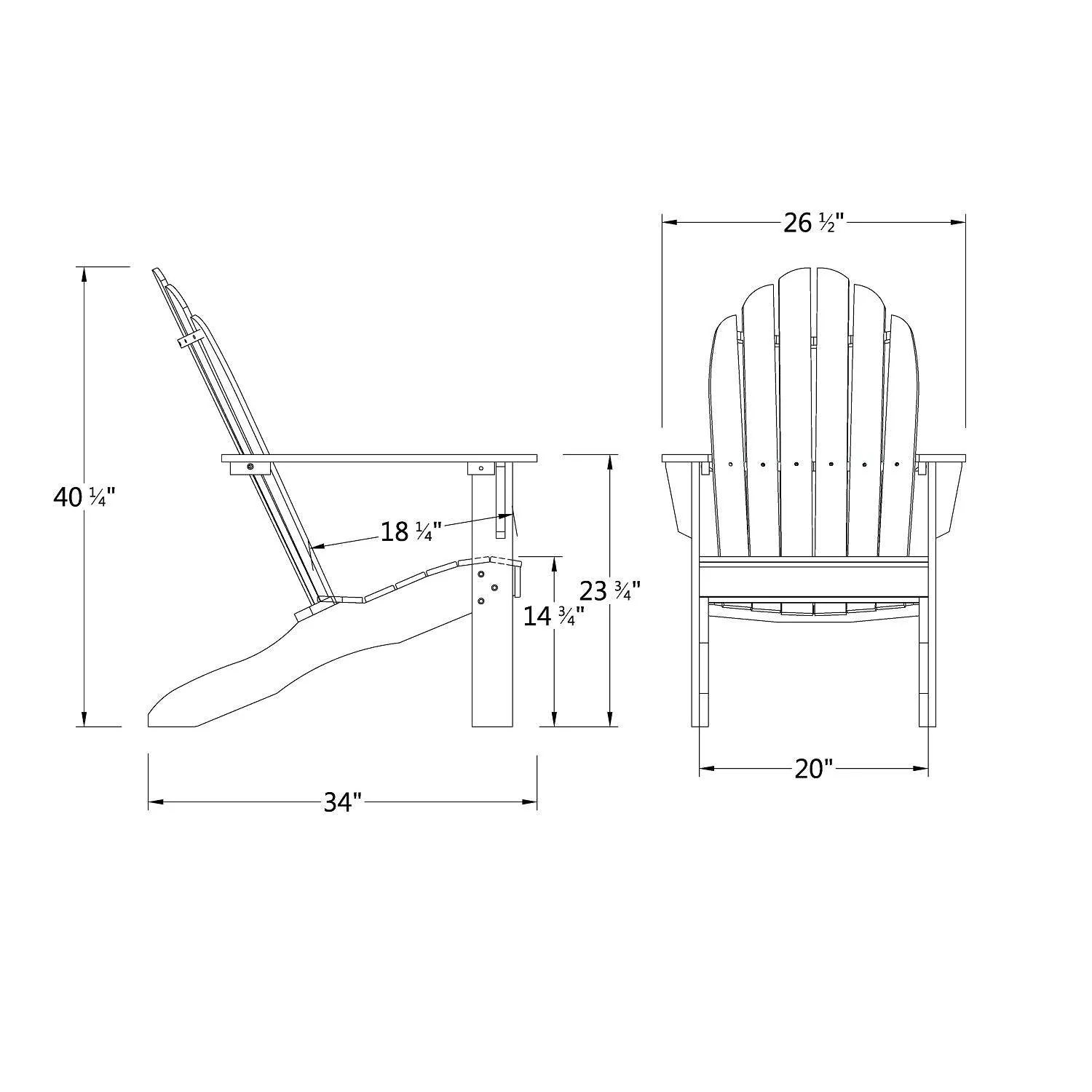 Moni Mahogany Wood Red Adirondack Chair FREE Tray Table - Image 9