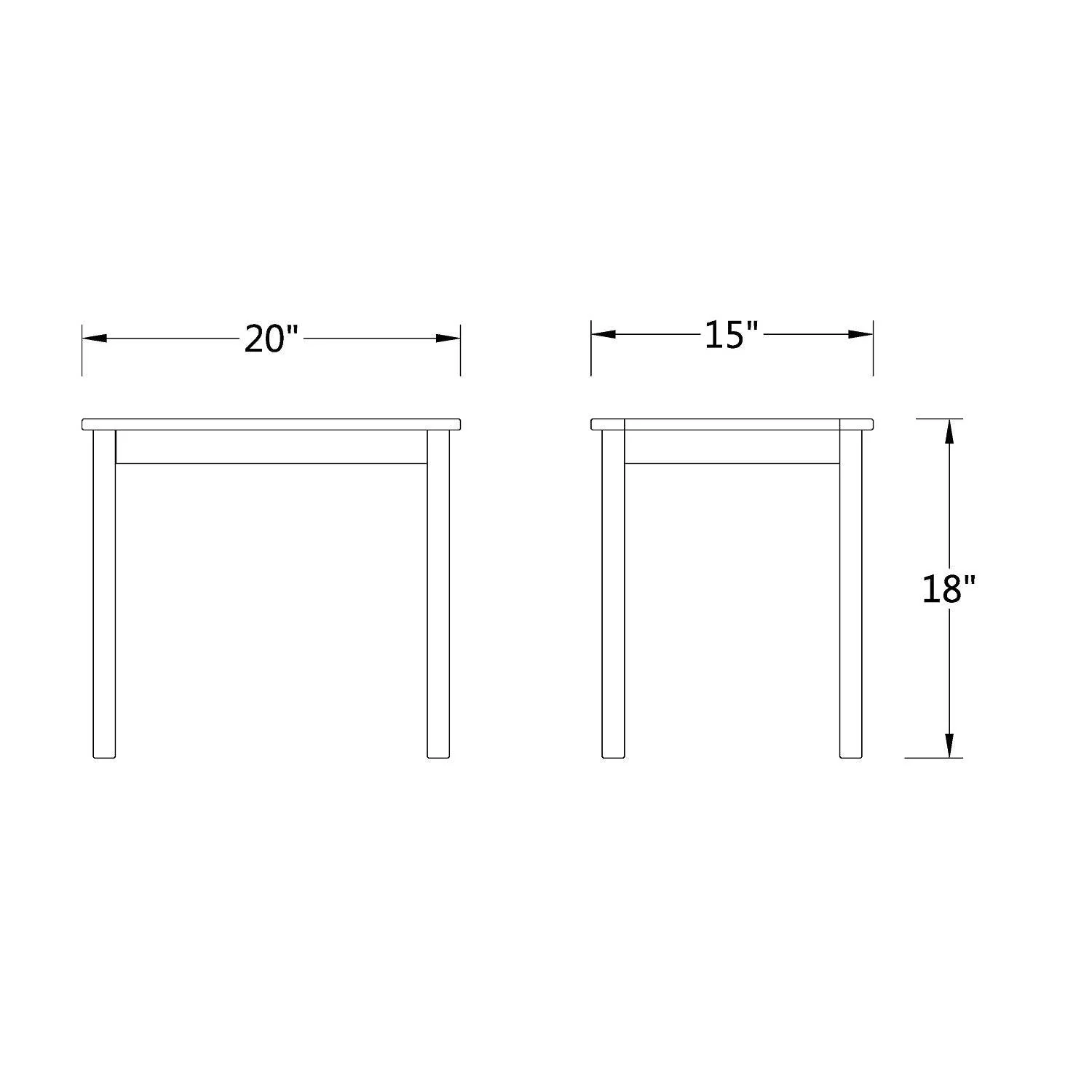 Moni Wood 3 Piece White Patio Rocking Conversation Set - Image 11
