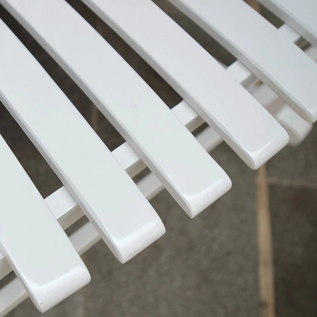 Moni Wood 3 Piece White Patio Rocking Conversation Set - Image 8