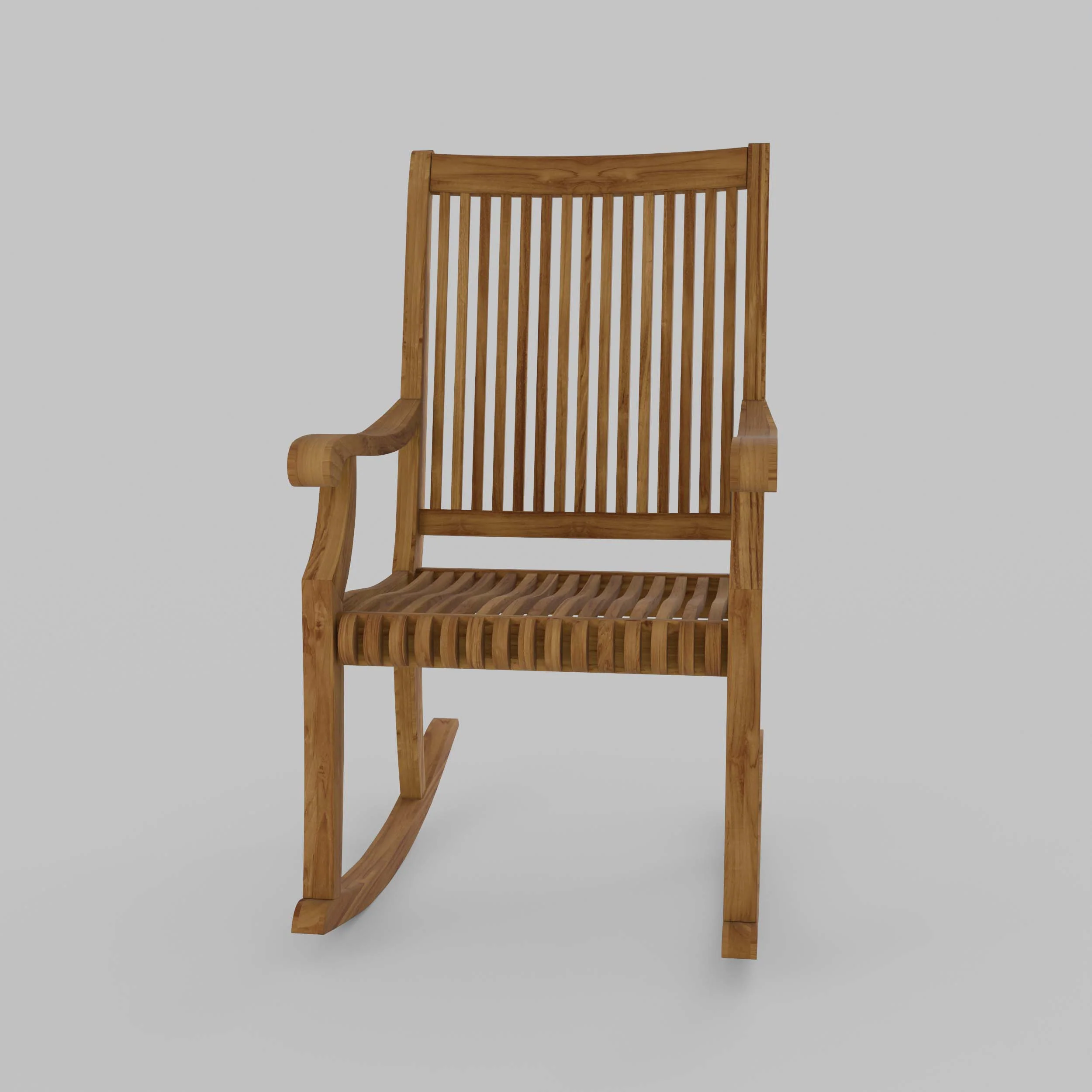 Mosko Teak Wood Porch Rocking Chair - Image 12