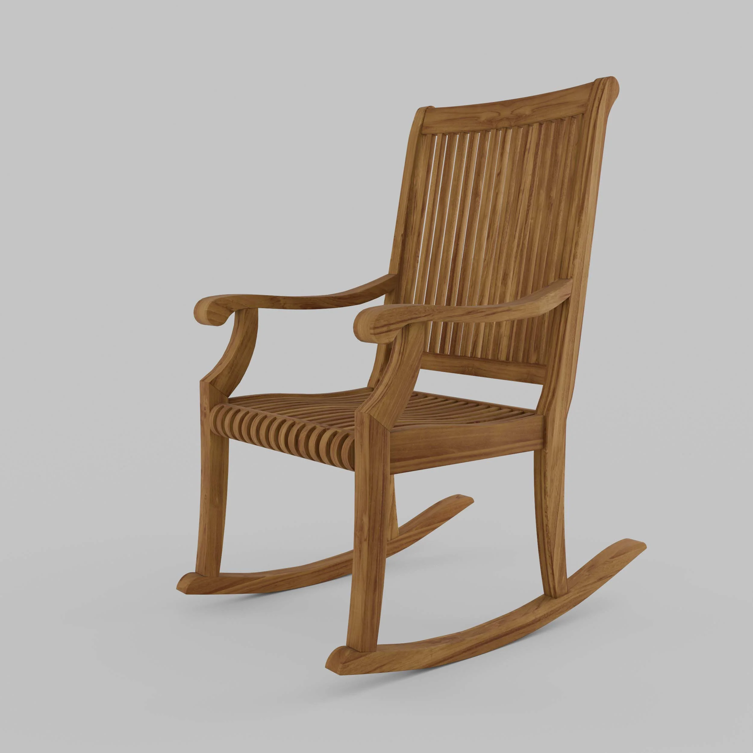 Mosko Teak Wood Porch Rocking Chair - Image 15