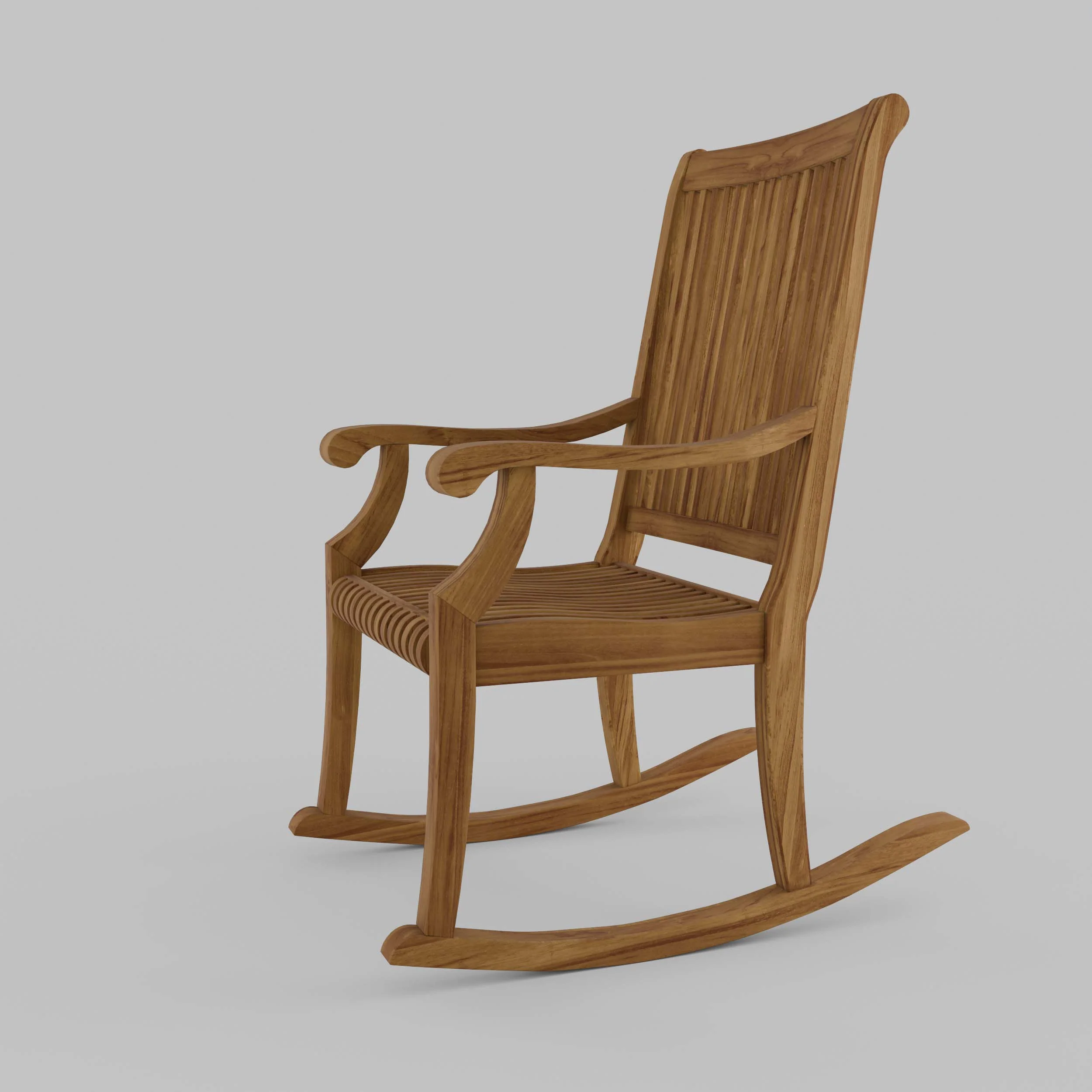 Mosko Teak Wood Porch Rocking Chair - Image 16