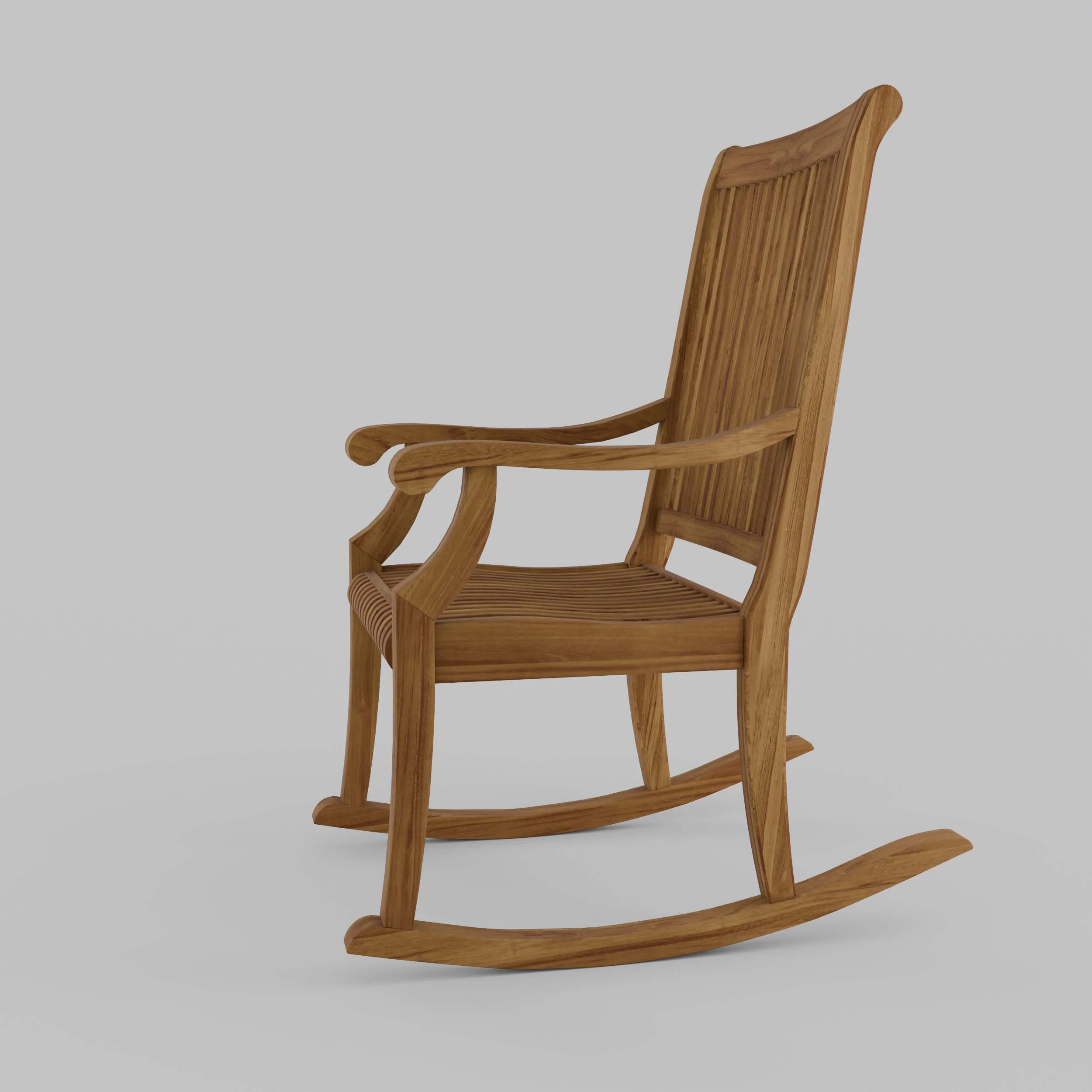 Mosko Teak Wood Porch Rocking Chair - Image 17