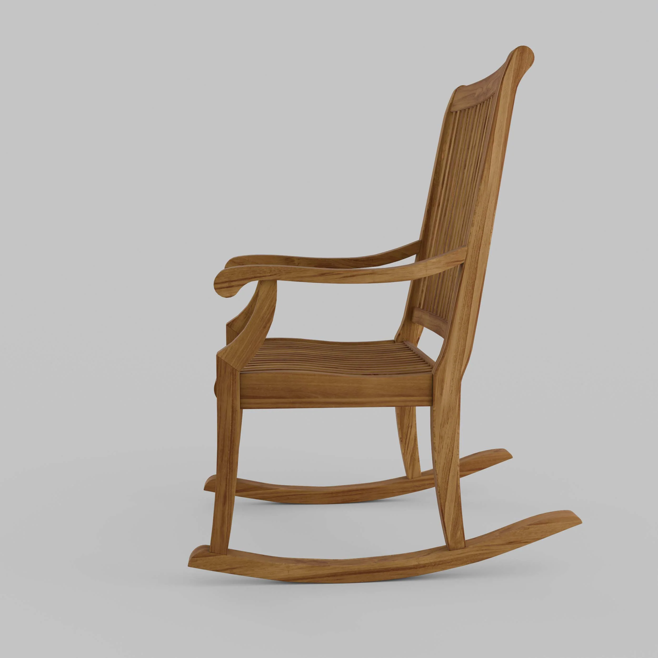 Mosko Teak Wood Porch Rocking Chair - Image 18