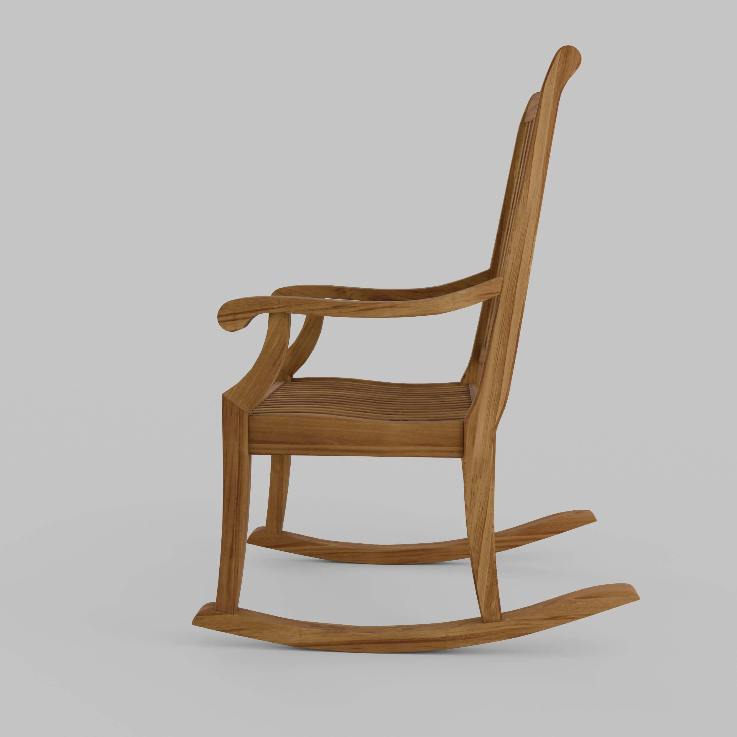 Mosko Teak Wood Porch Rocking Chair - Image 19