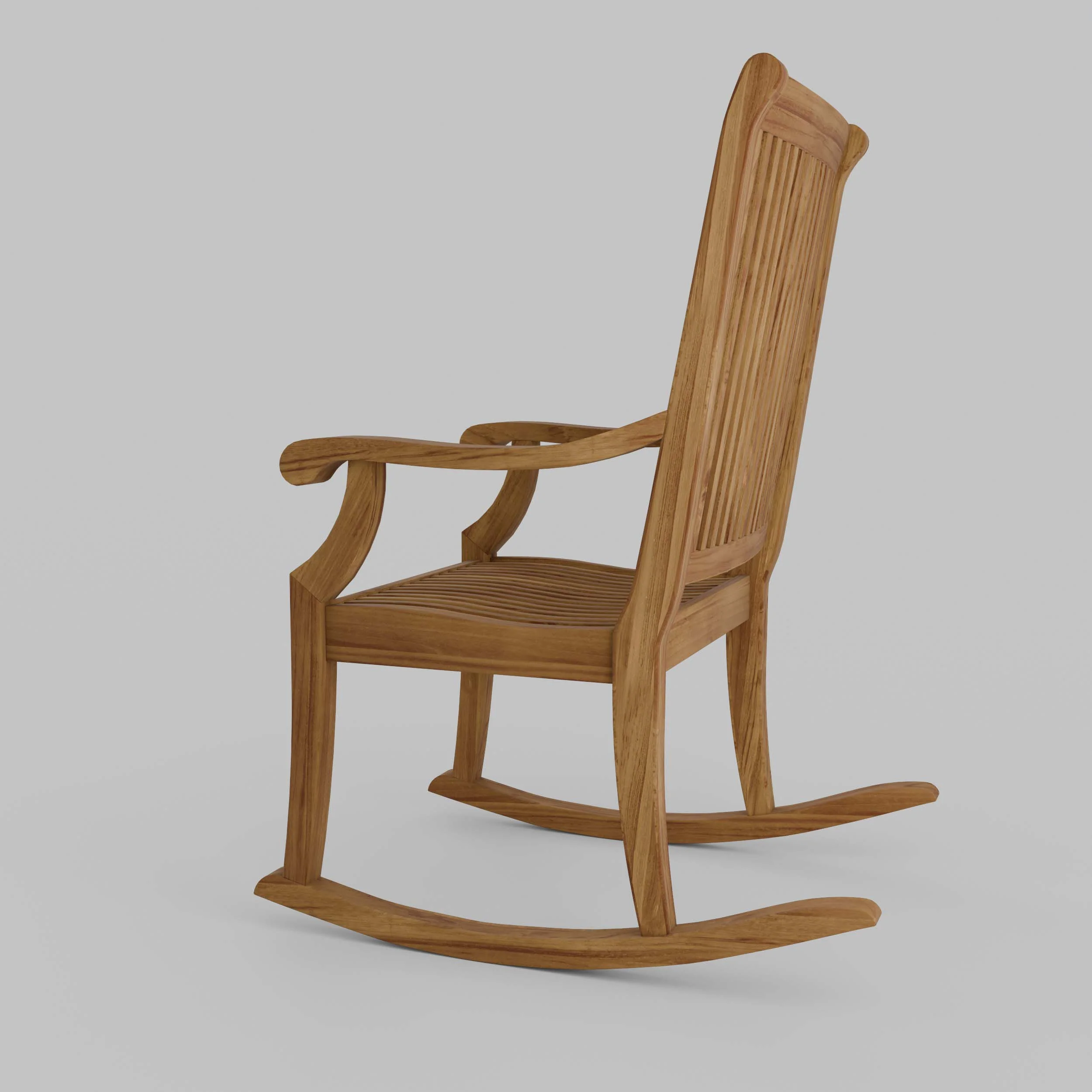 Mosko Teak Wood Porch Rocking Chair - Image 21