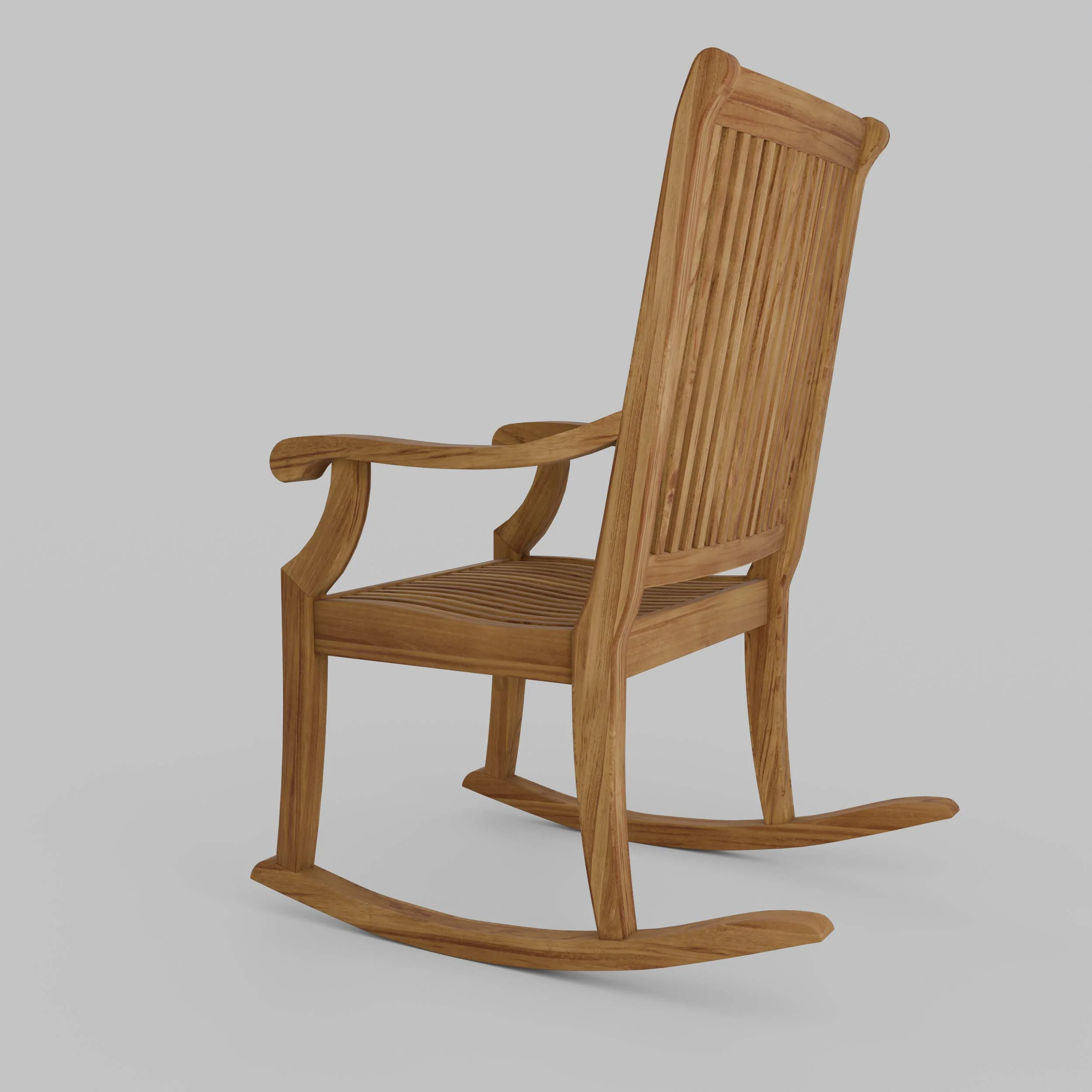 Mosko Teak Wood Porch Rocking Chair - Image 22