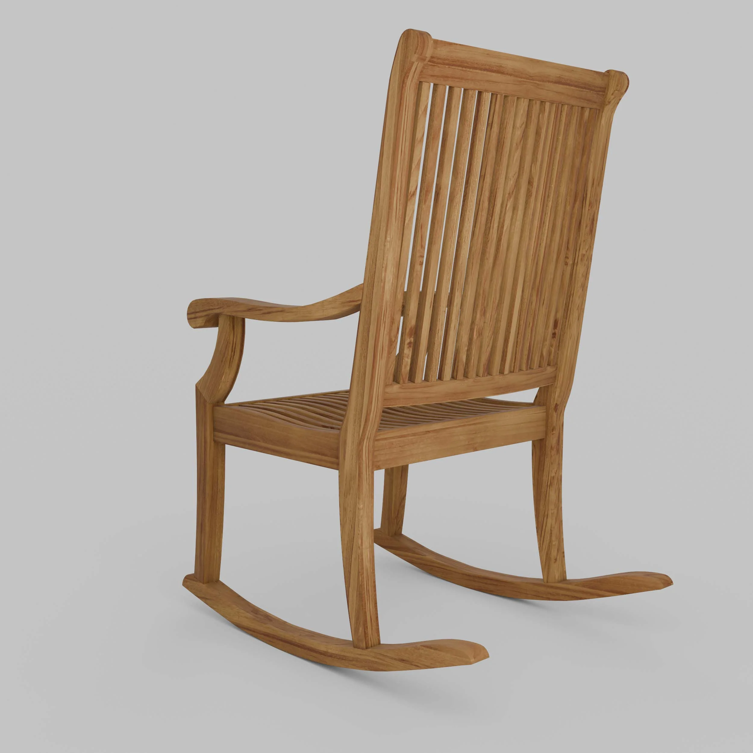 Mosko Teak Wood Porch Rocking Chair - Image 23