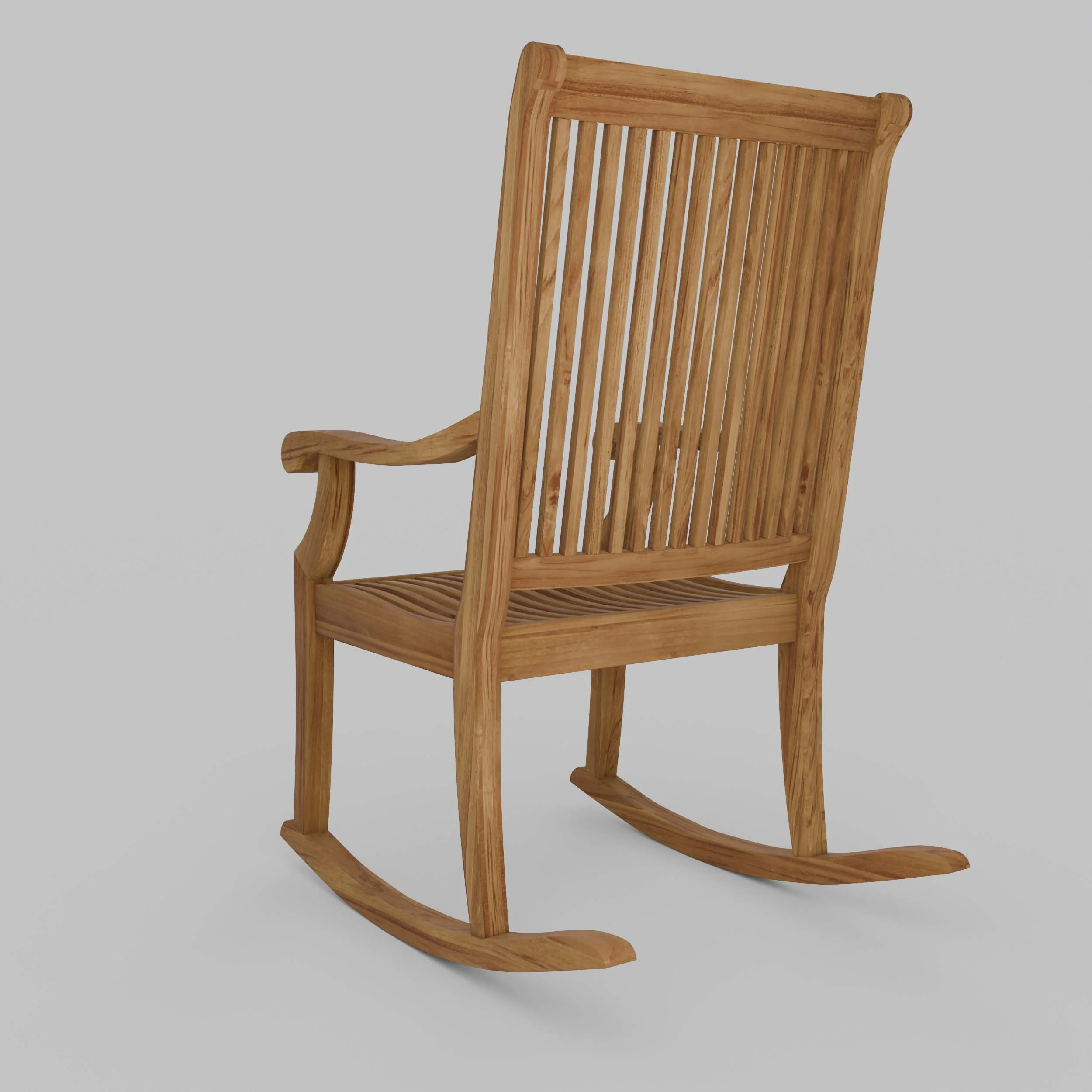 Mosko Teak Wood Porch Rocking Chair - Image 24