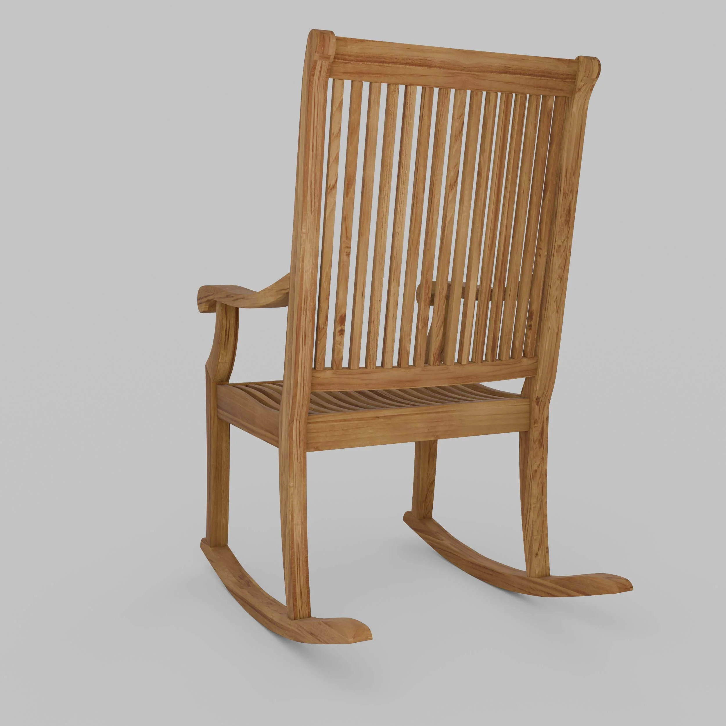 Mosko Teak Wood Porch Rocking Chair - Image 25