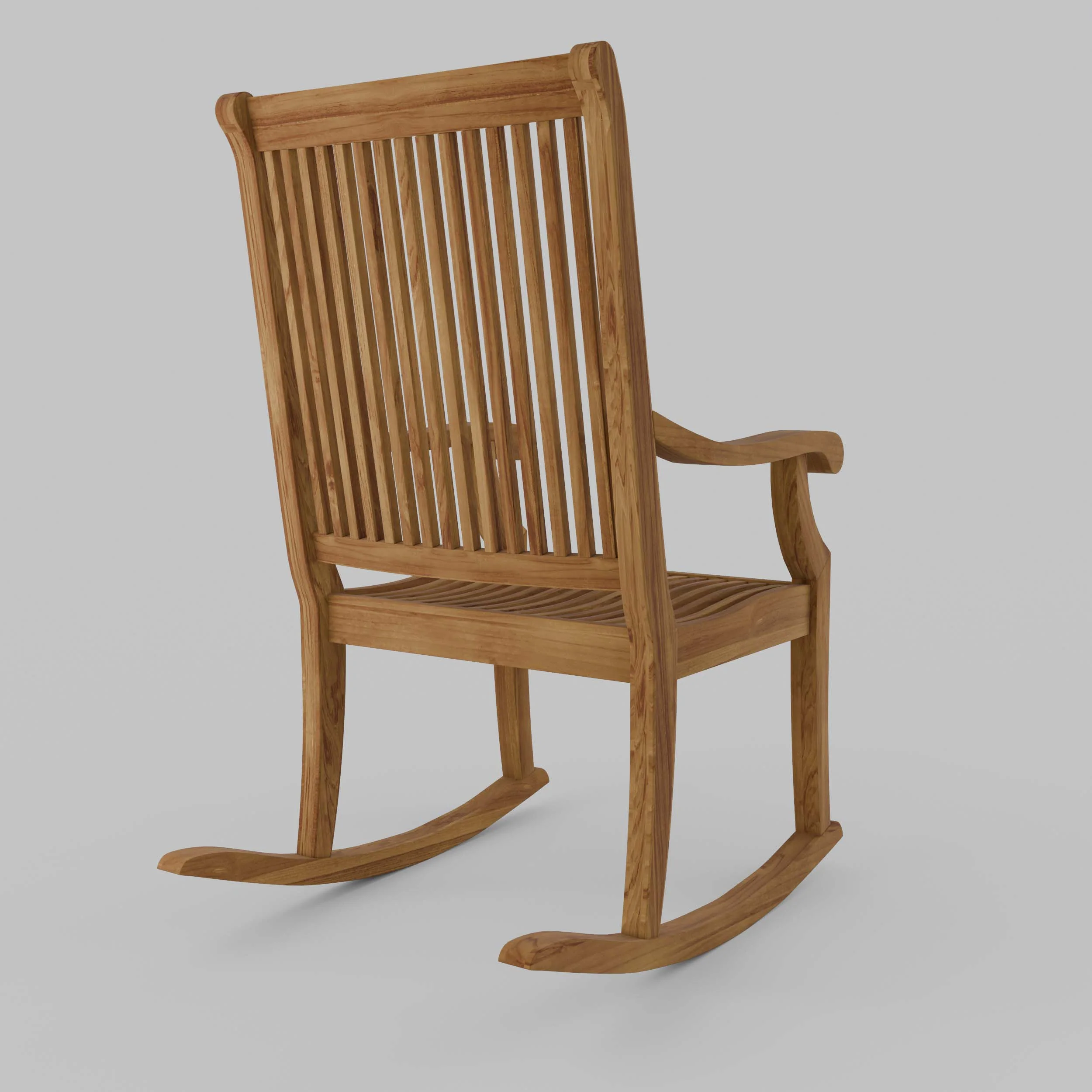 Mosko Teak Wood Porch Rocking Chair - Image 29