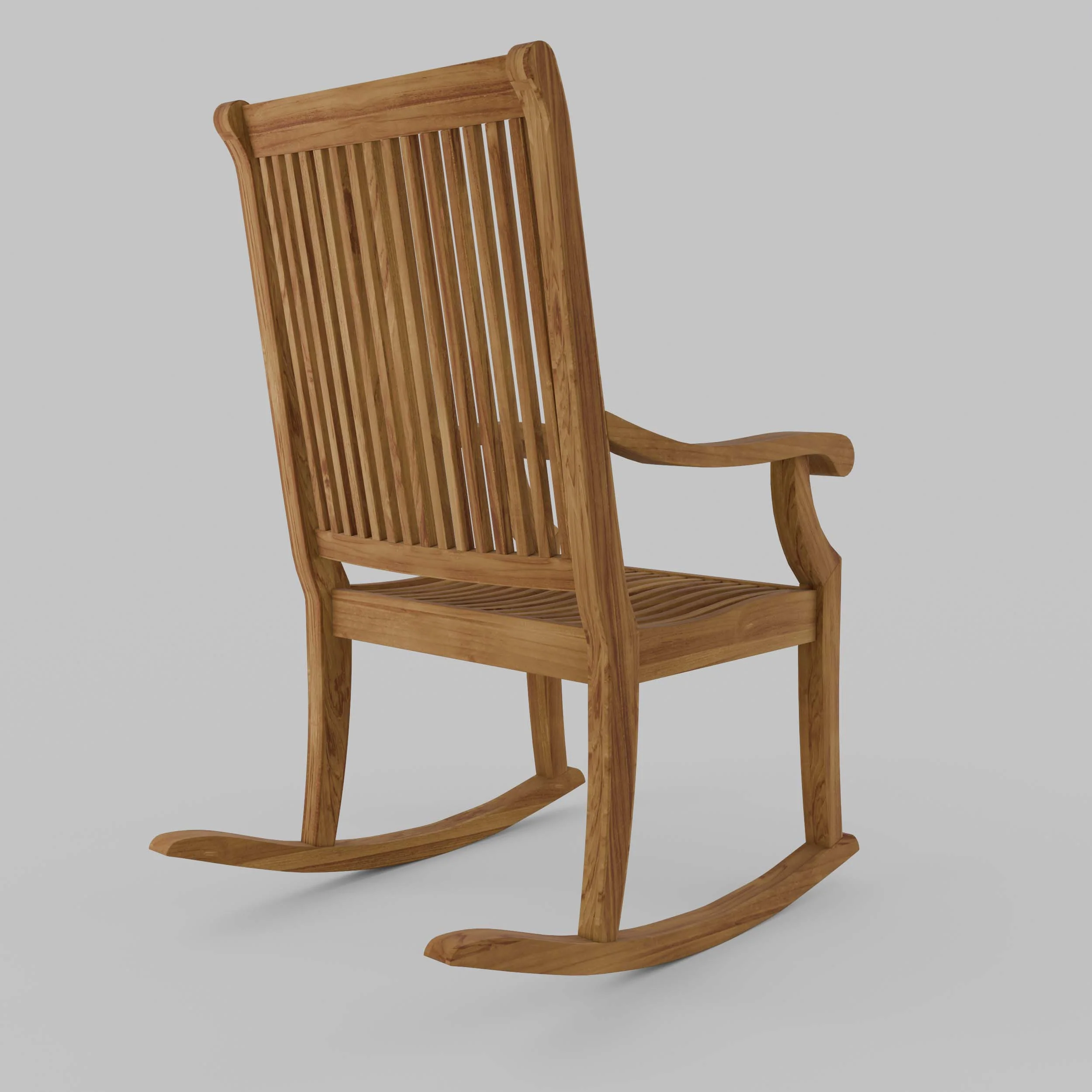 Mosko Teak Wood Porch Rocking Chair - Image 30