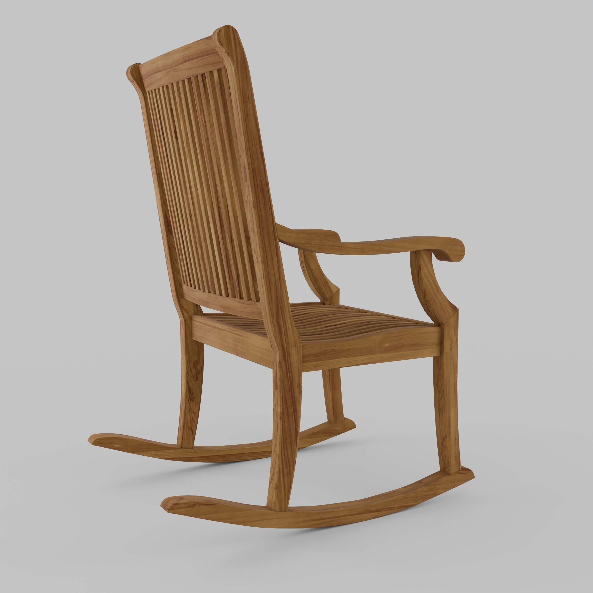 Mosko Teak Wood Porch Rocking Chair - Image 31