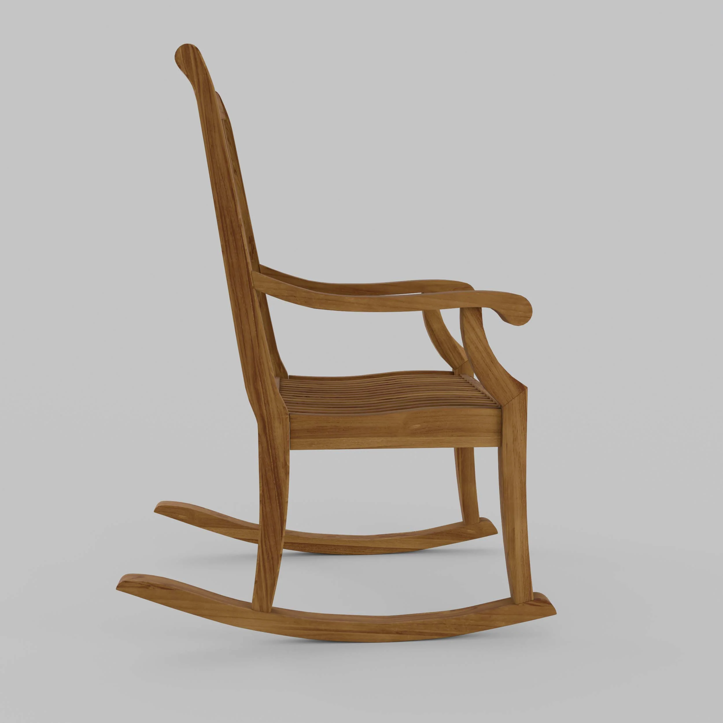 Mosko Teak Wood Porch Rocking Chair - Image 32