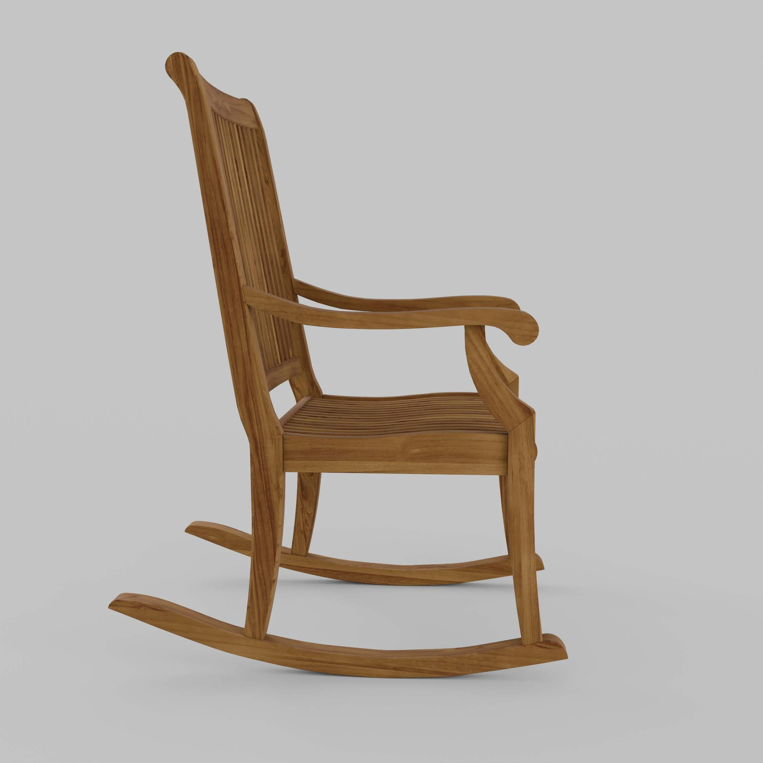 Mosko Teak Wood Porch Rocking Chair - Image 33