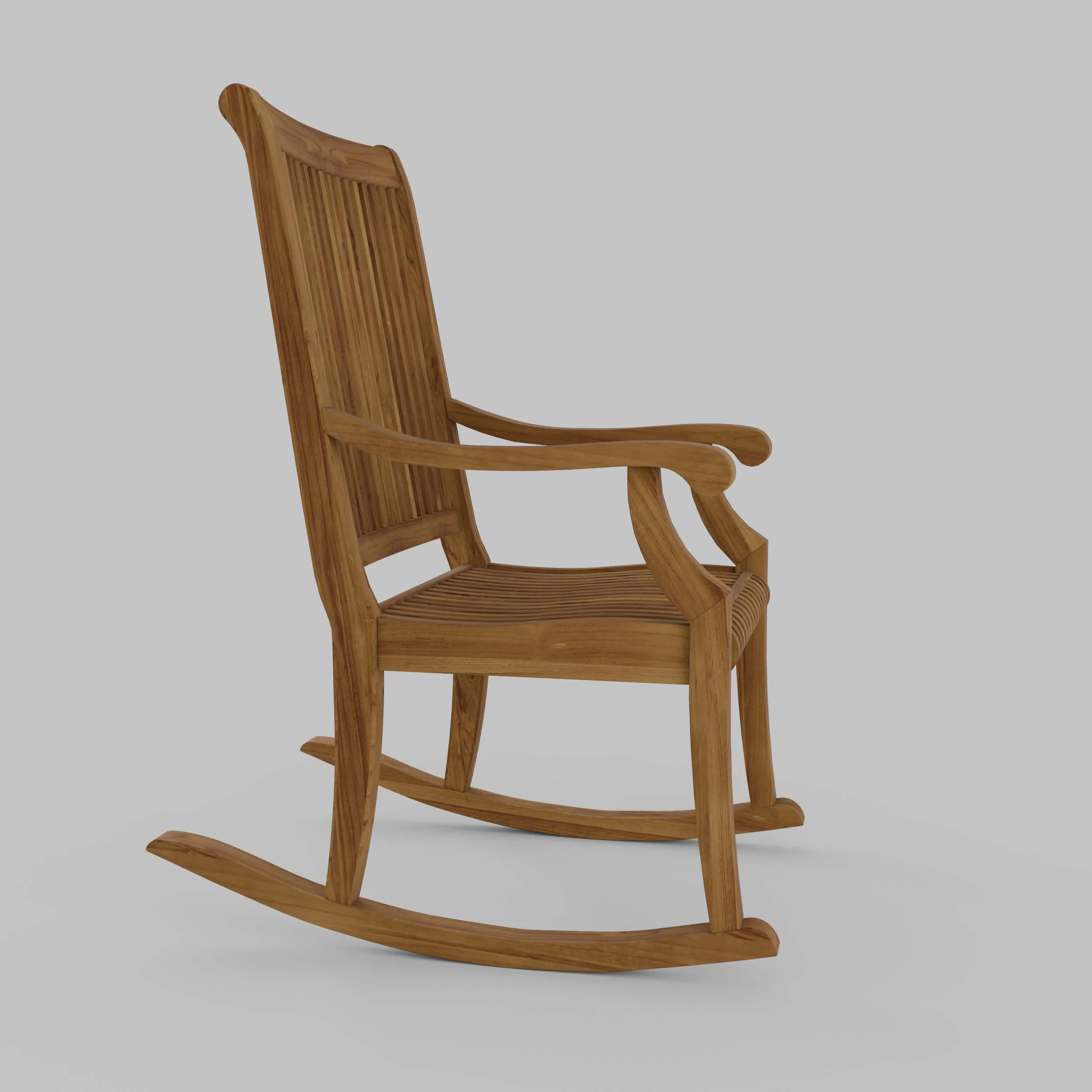 Mosko Teak Wood Porch Rocking Chair - Image 34