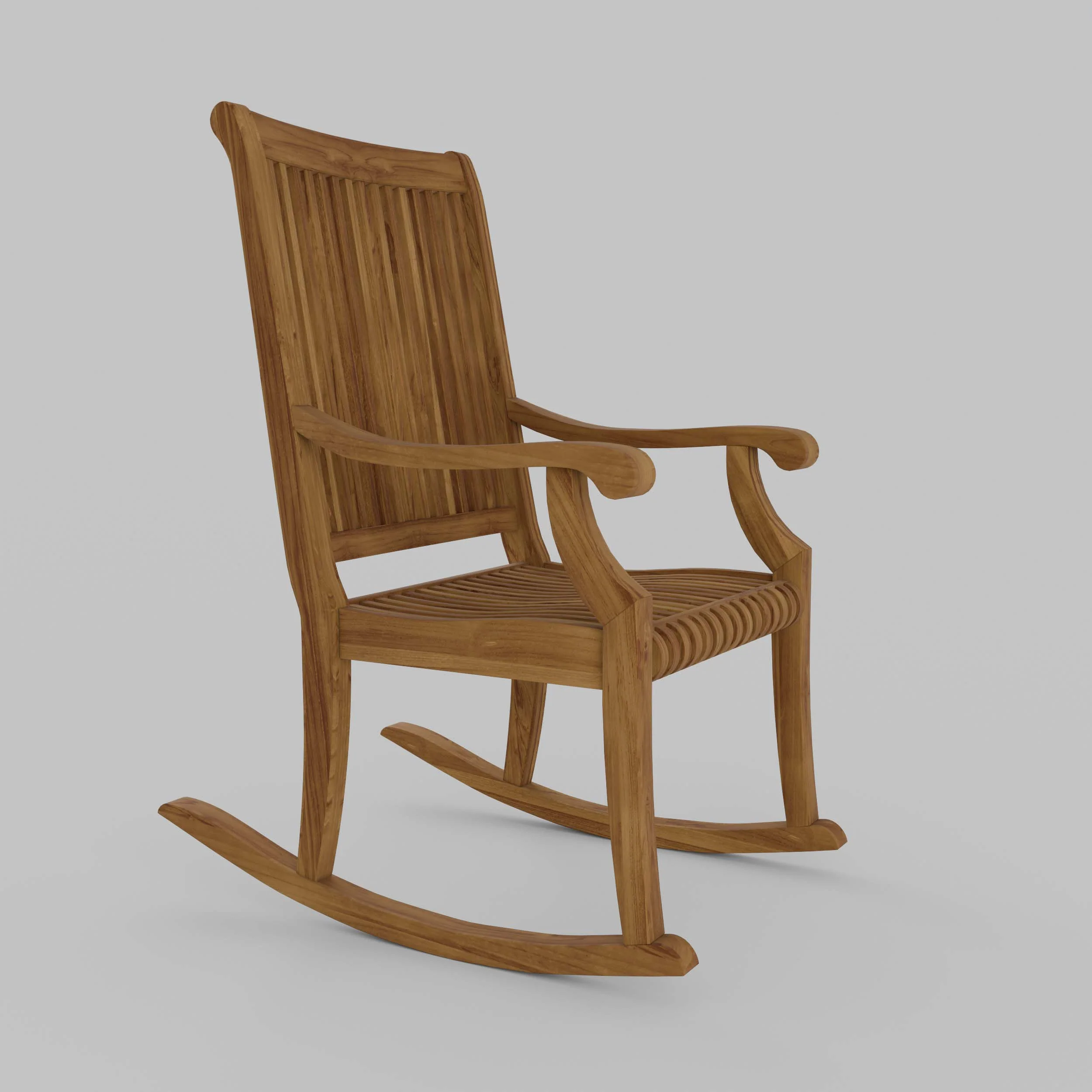 Mosko Teak Wood Porch Rocking Chair - Image 35