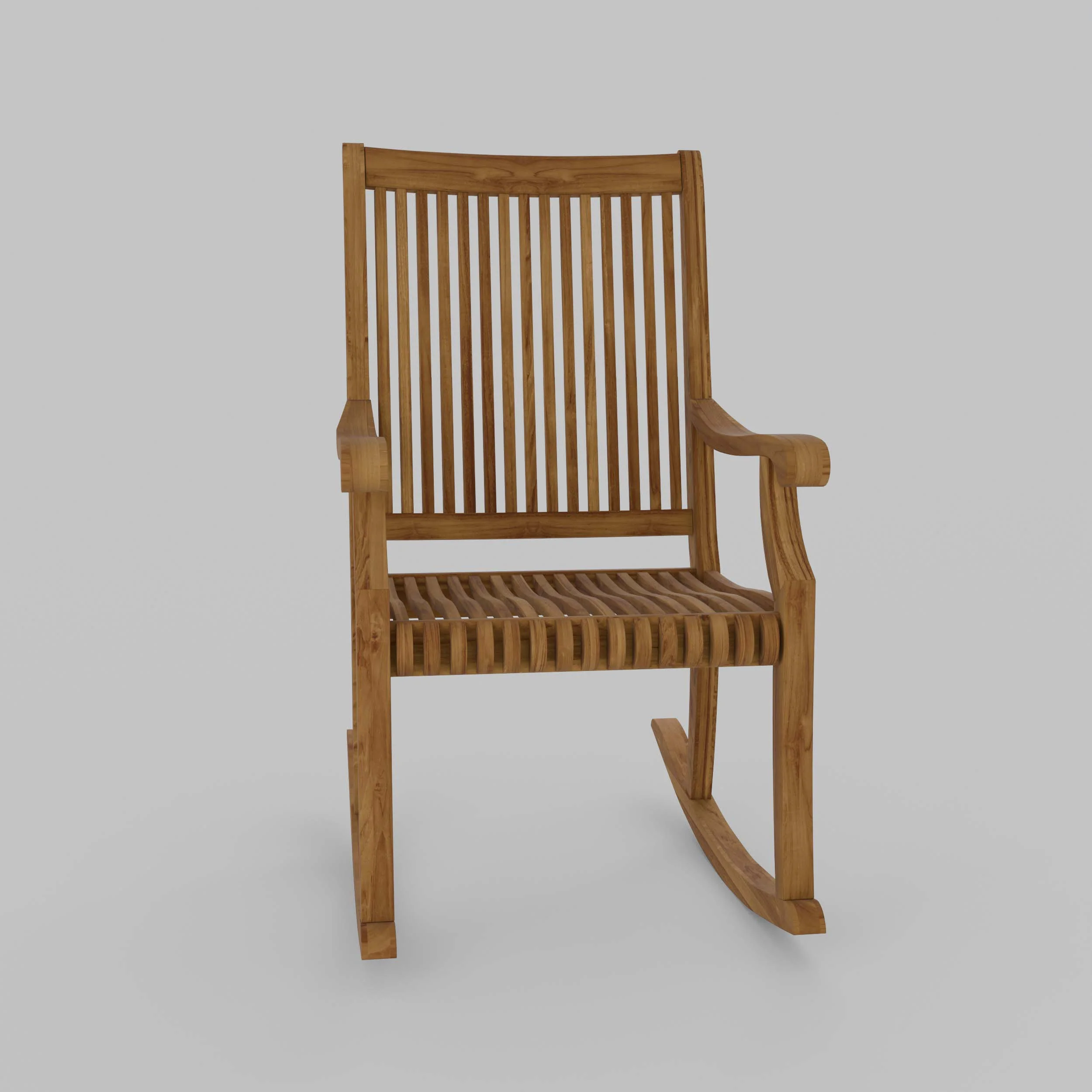 Mosko Teak Wood Porch Rocking Chair - Image 36