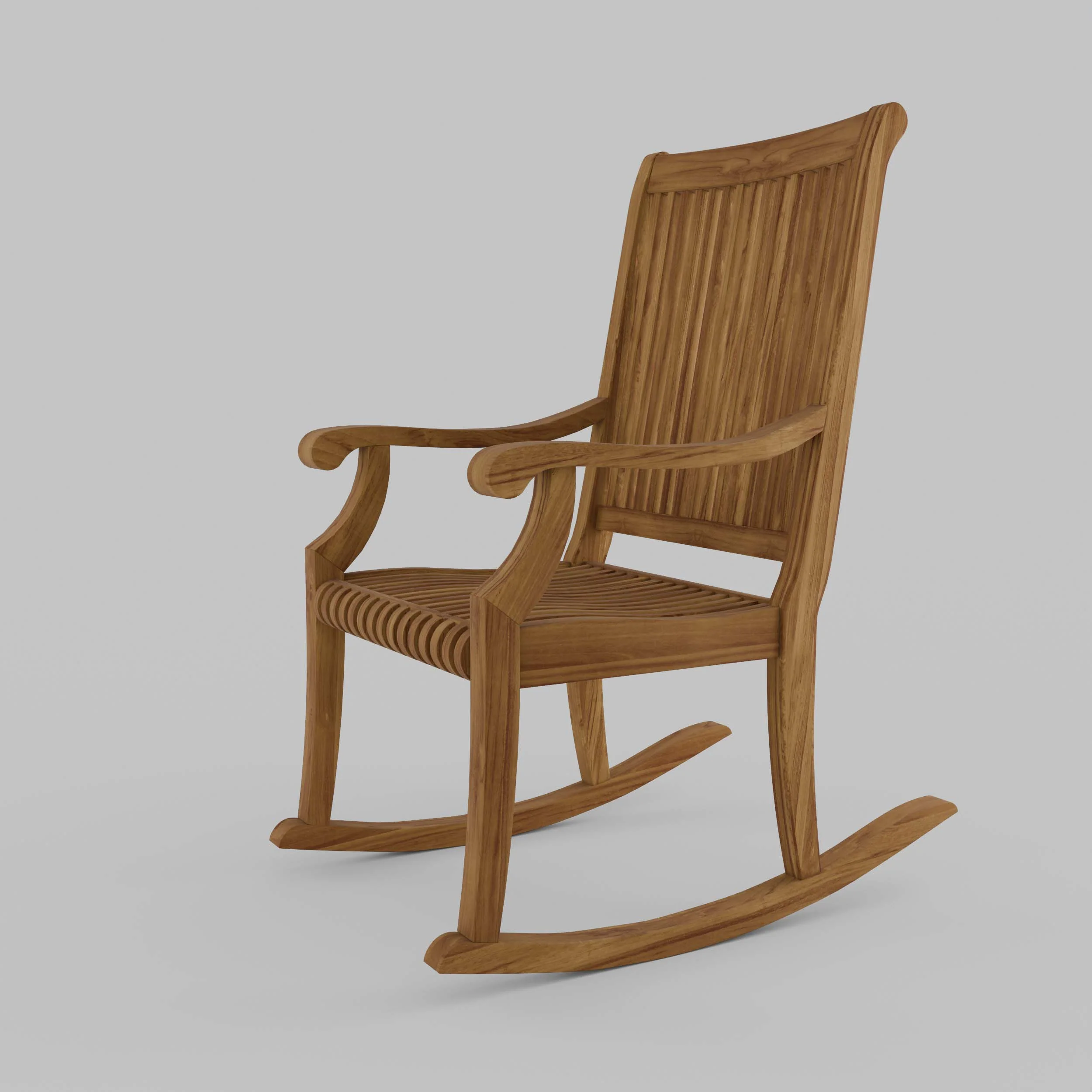 Mosko Teak Wood Porch Rocking Chair - Image 39
