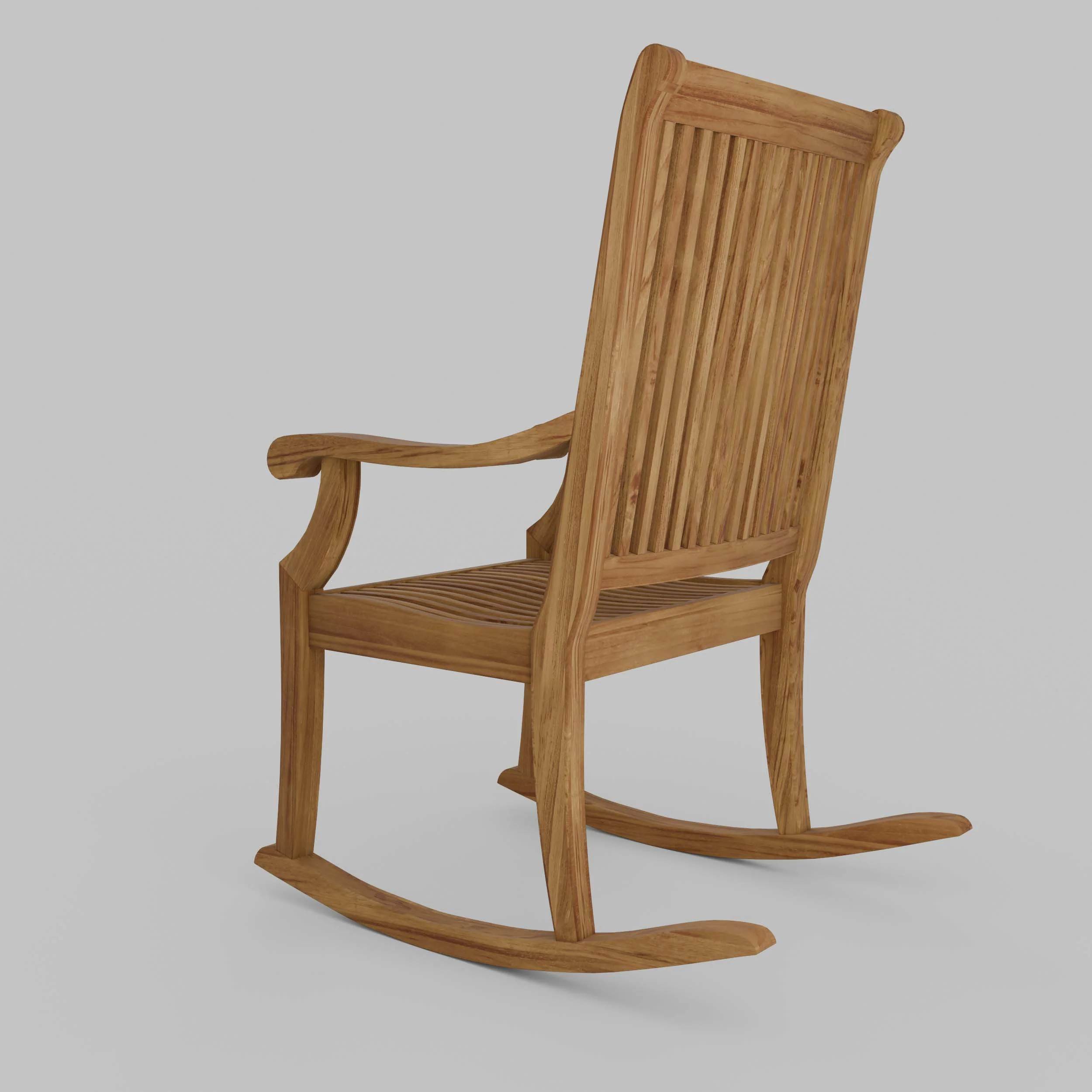 Mosko Teak Wood Porch Rocking Chair - Image 40