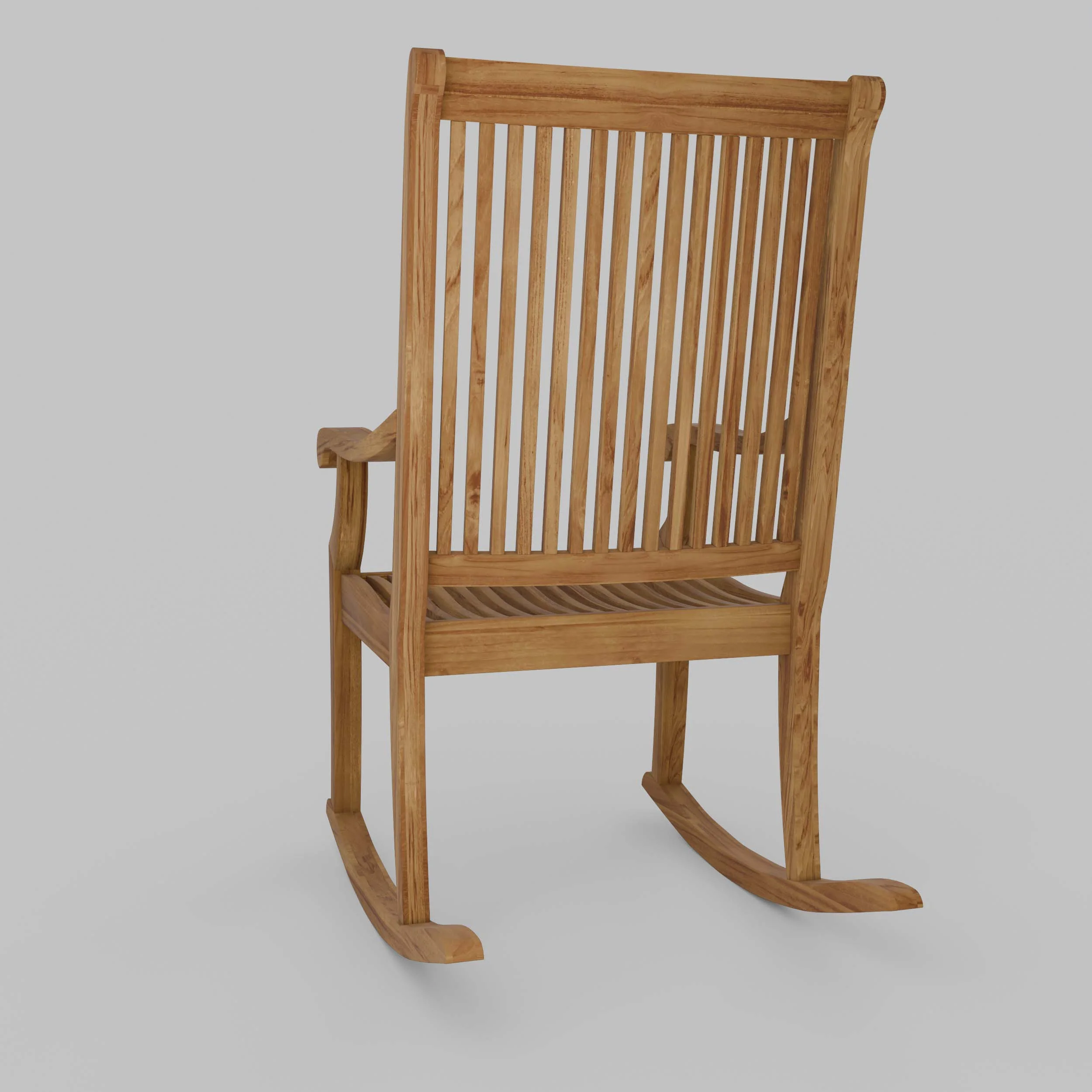 Mosko Teak Wood Porch Rocking Chair - Image 41