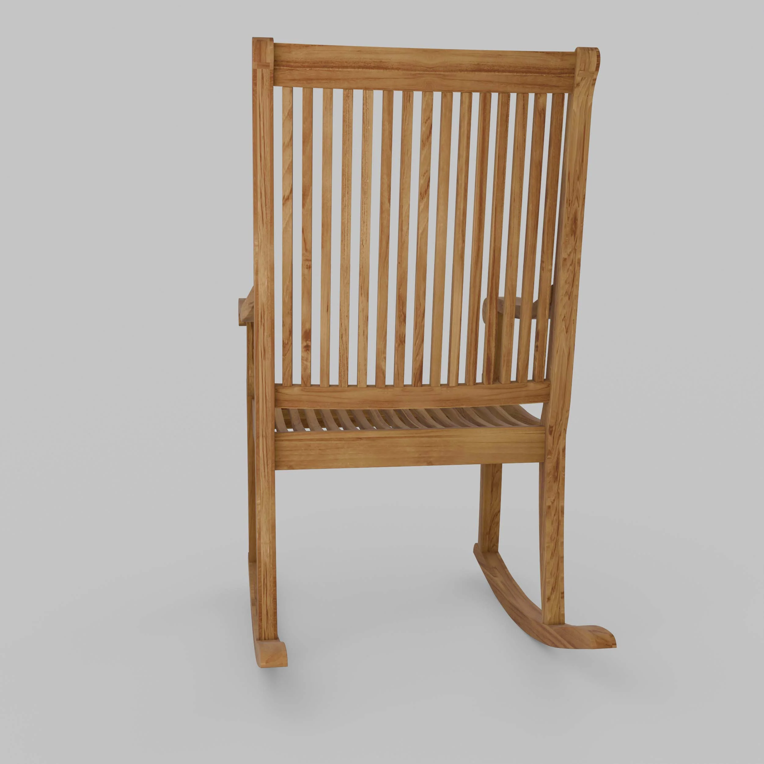 Mosko Teak Wood Porch Rocking Chair - Image 42