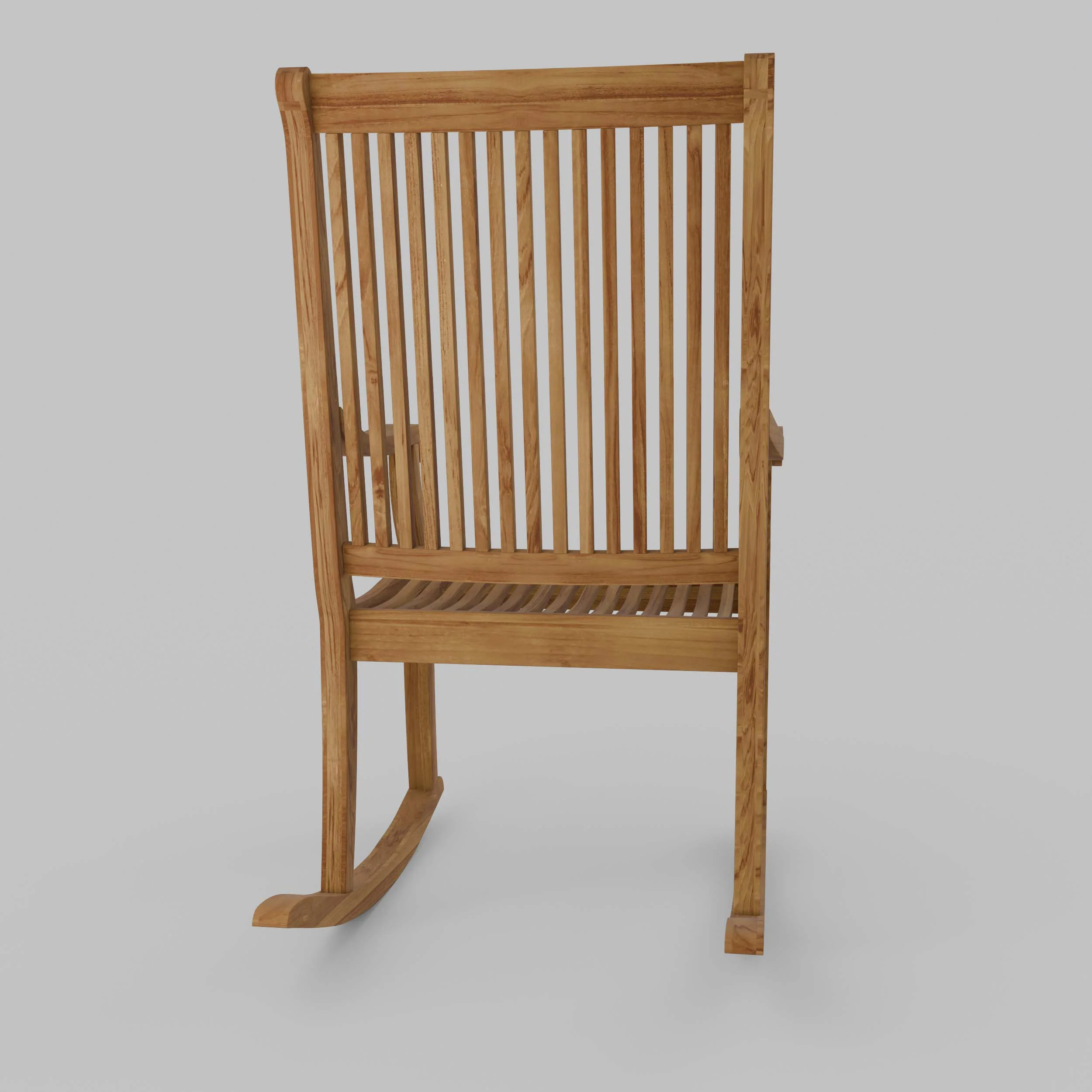 Mosko Teak Wood Porch Rocking Chair - Image 43