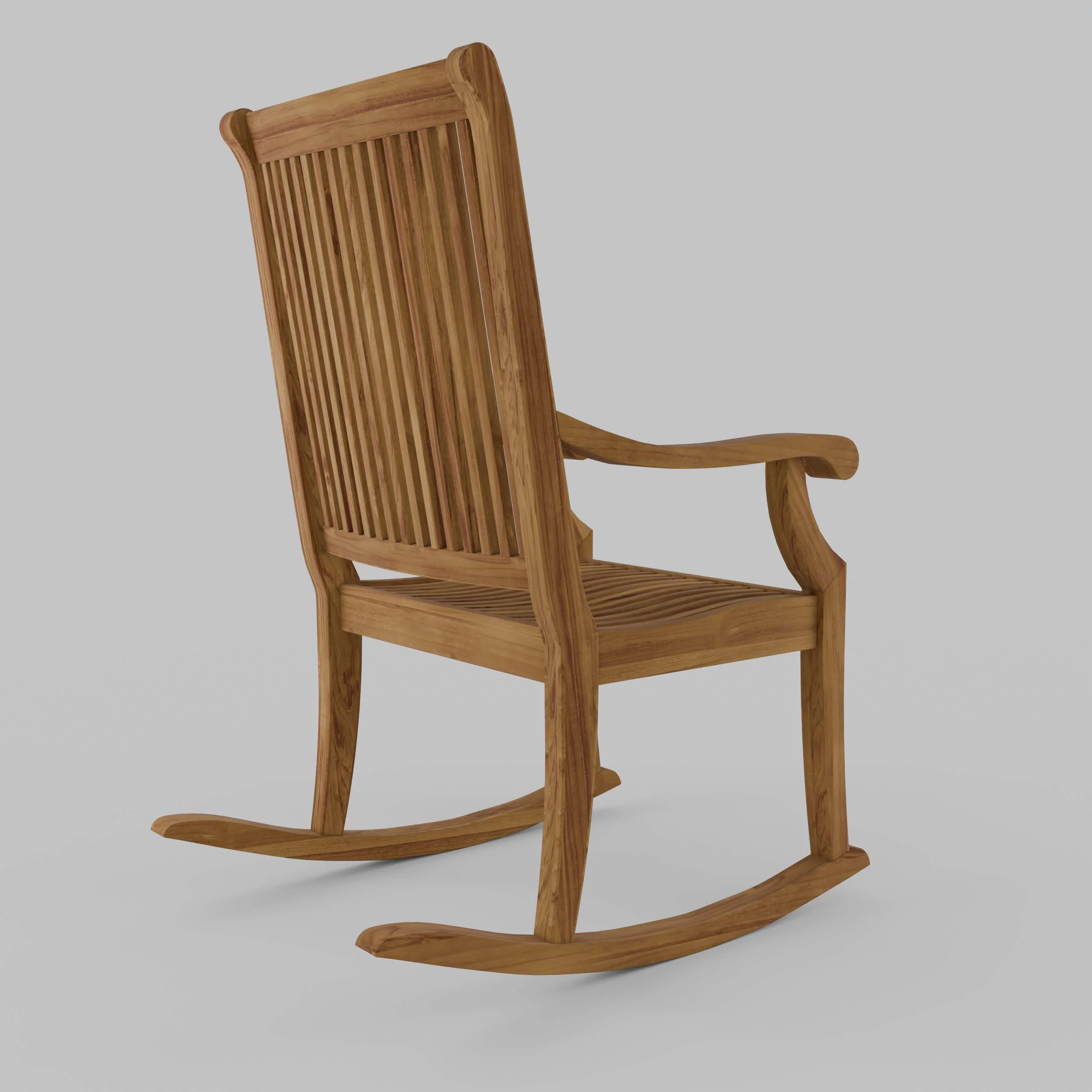 Mosko Teak Wood Porch Rocking Chair - Image 44