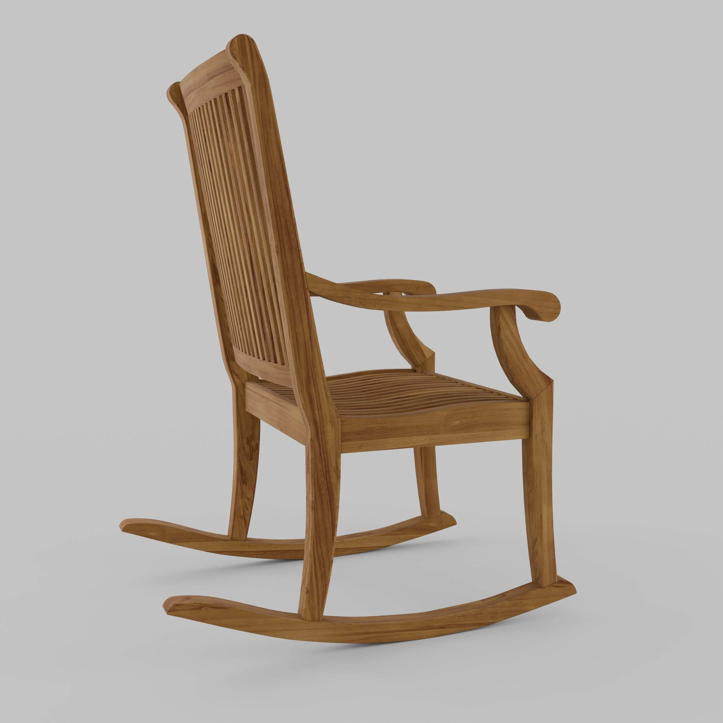 Mosko Teak Wood Porch Rocking Chair - Image 45