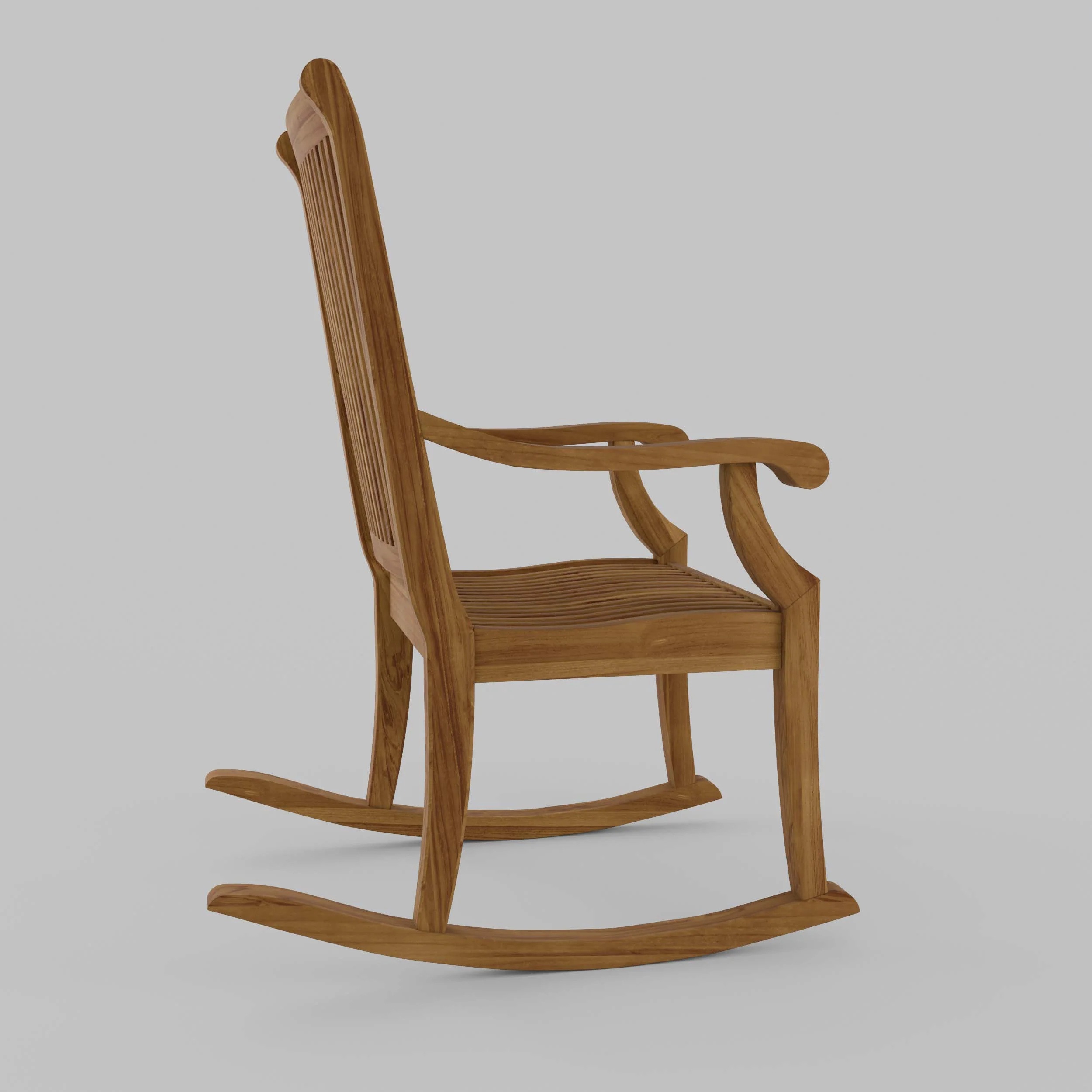 Mosko Teak Wood Porch Rocking Chair - Image 46