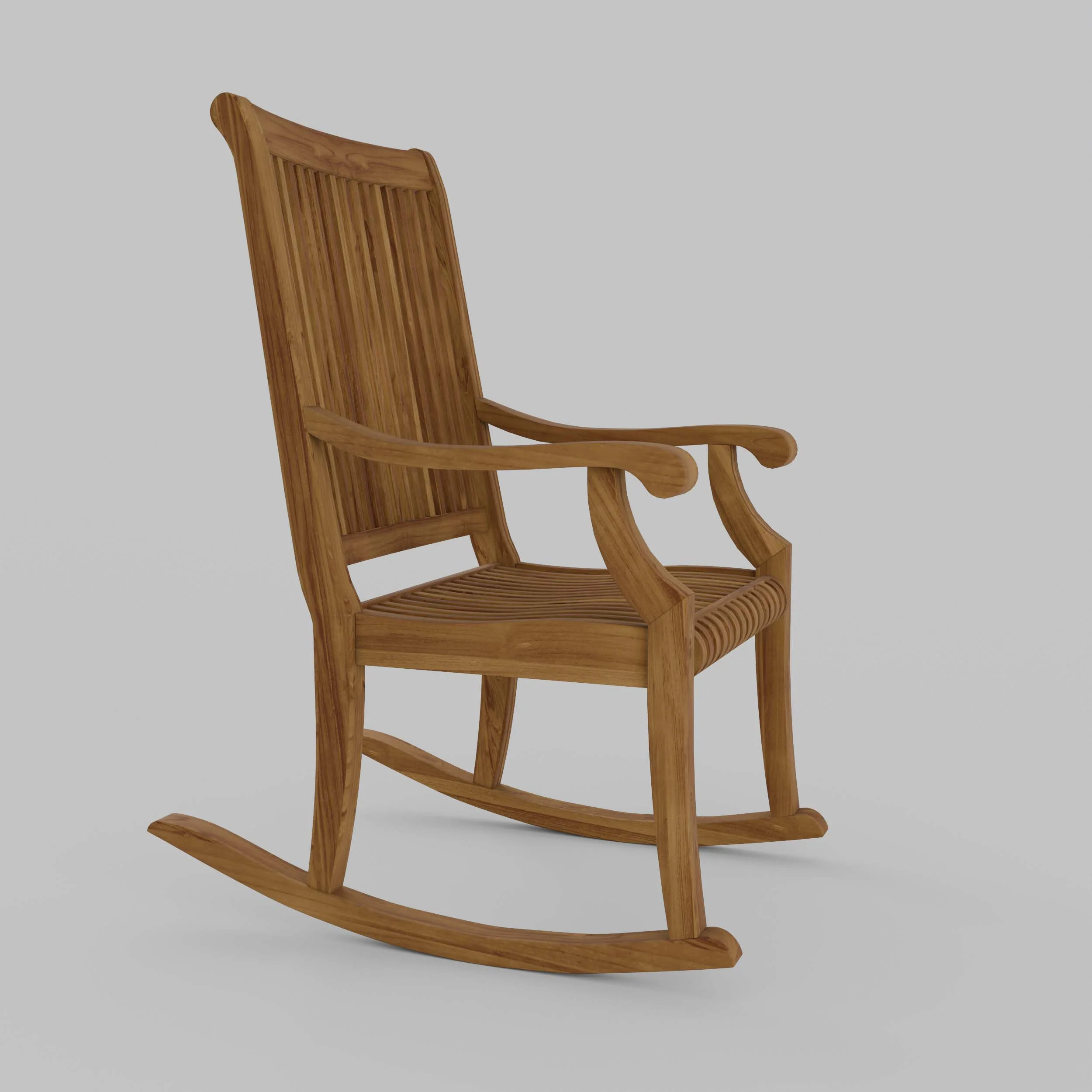Mosko Teak Wood Porch Rocking Chair - Image 47