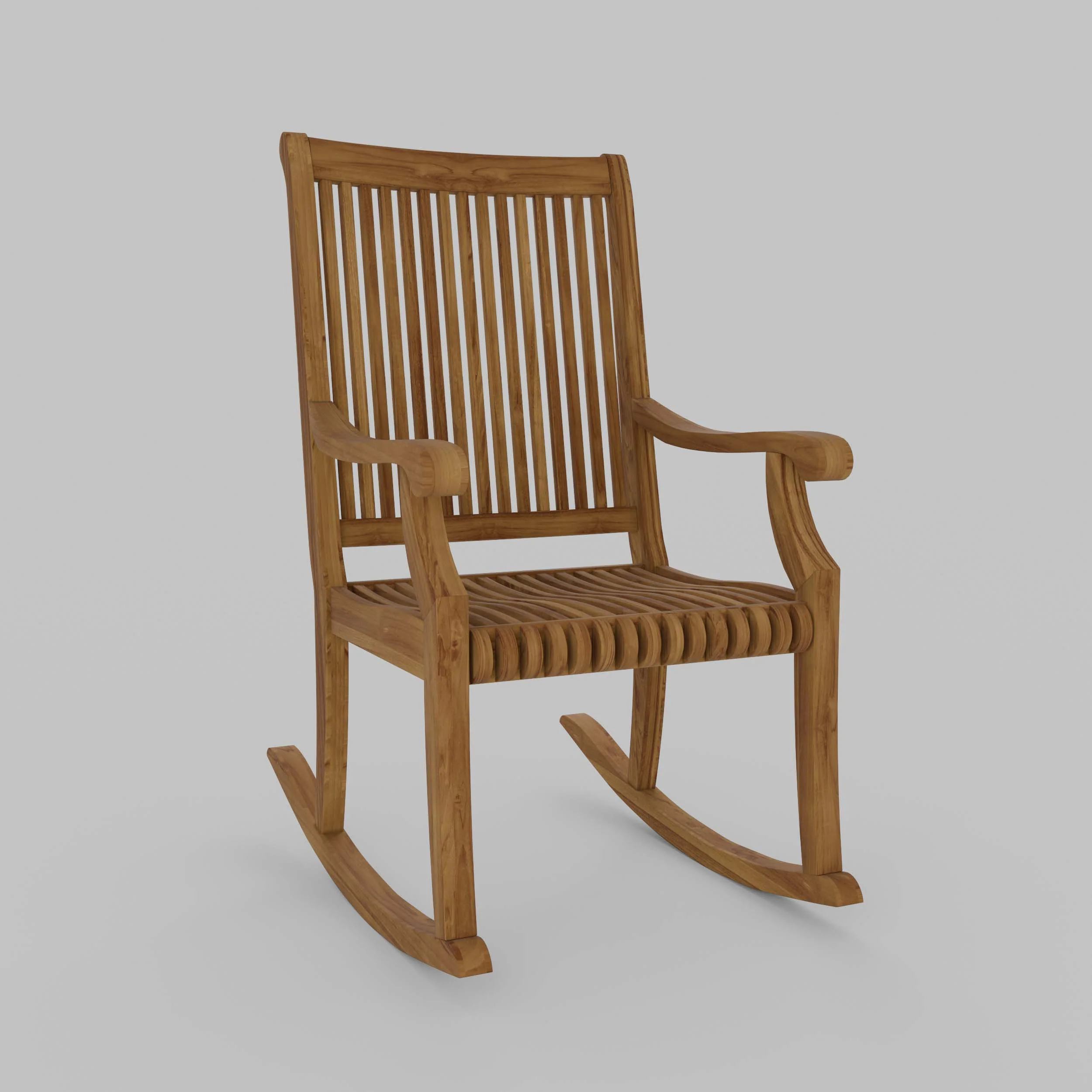 Mosko Teak Wood Porch Rocking Chair - Image 51