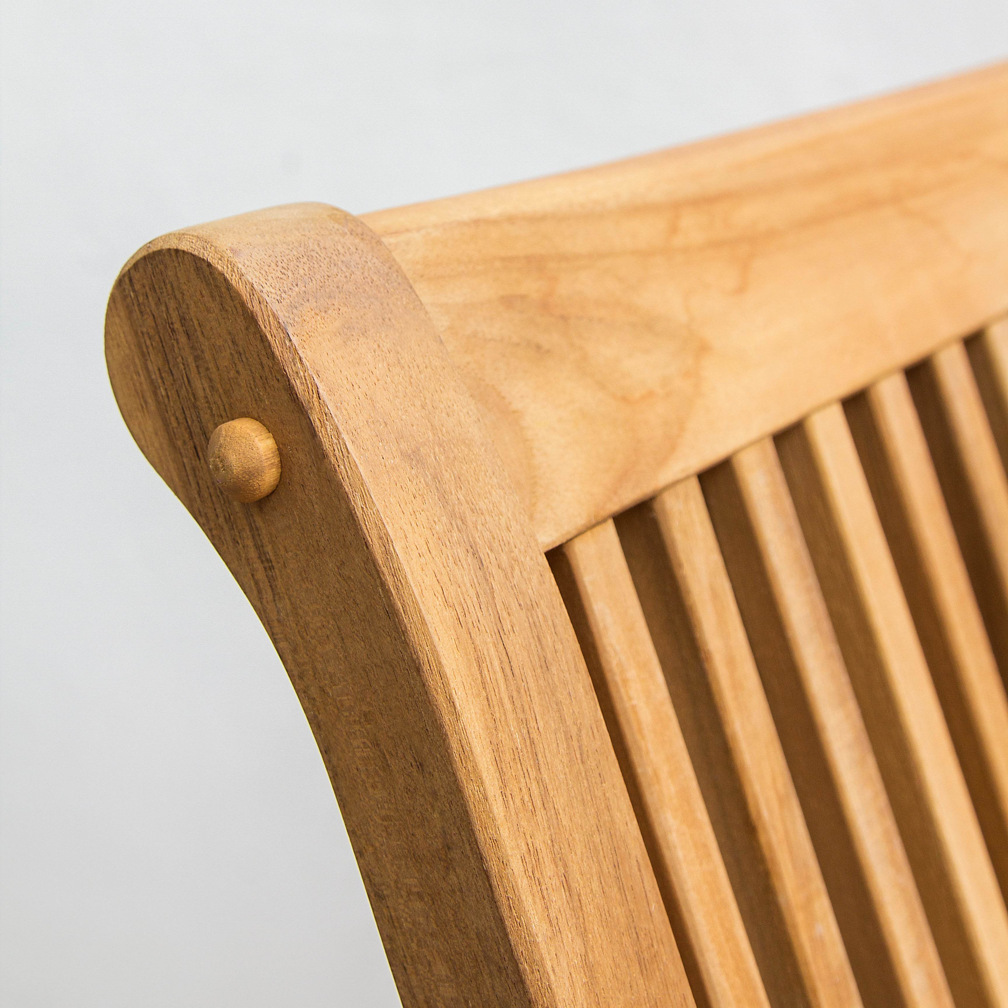 Mosko Teak Wood Porch Rocking Chair - Image 6