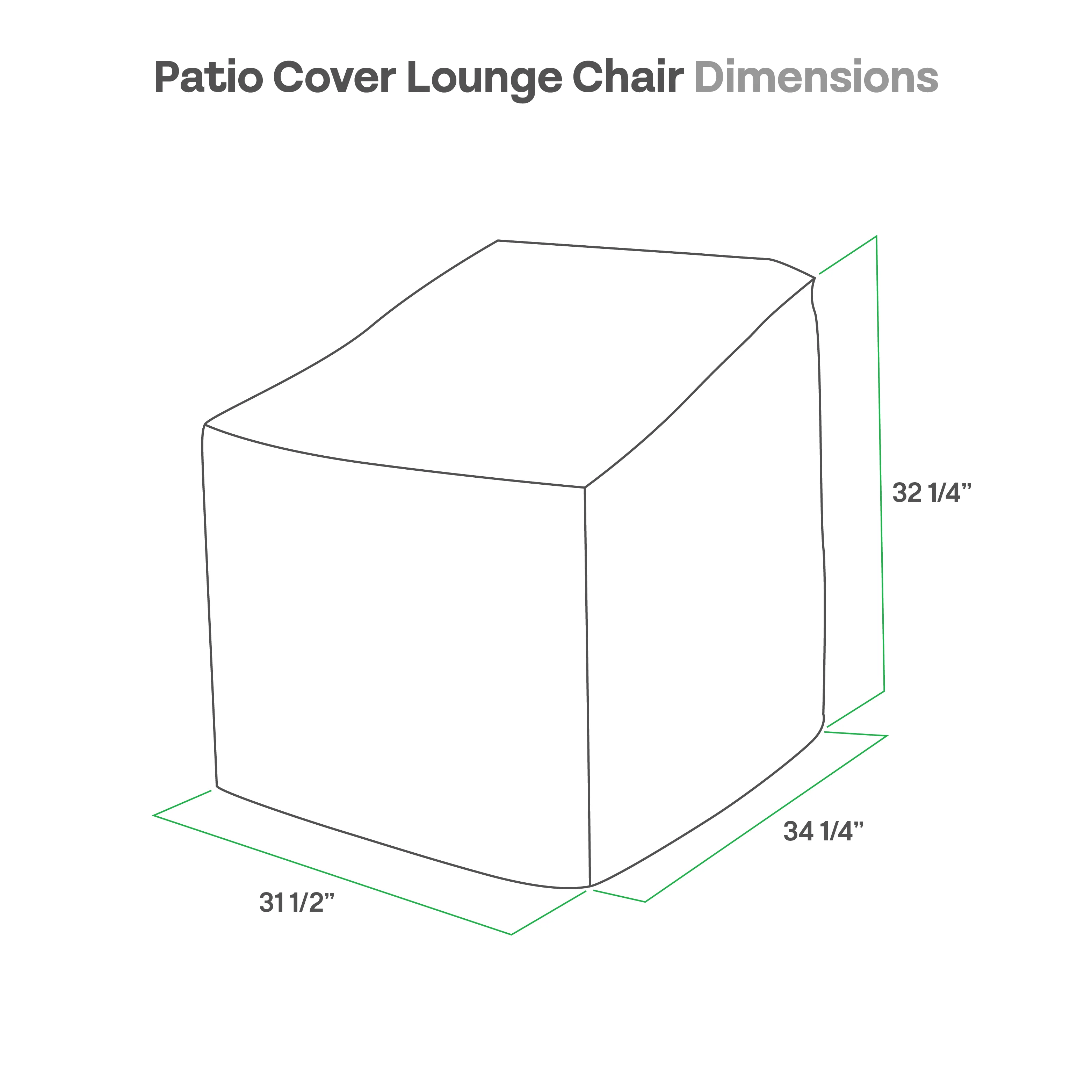 Outdoor Lounge Chair Furniture Cover - Image 9