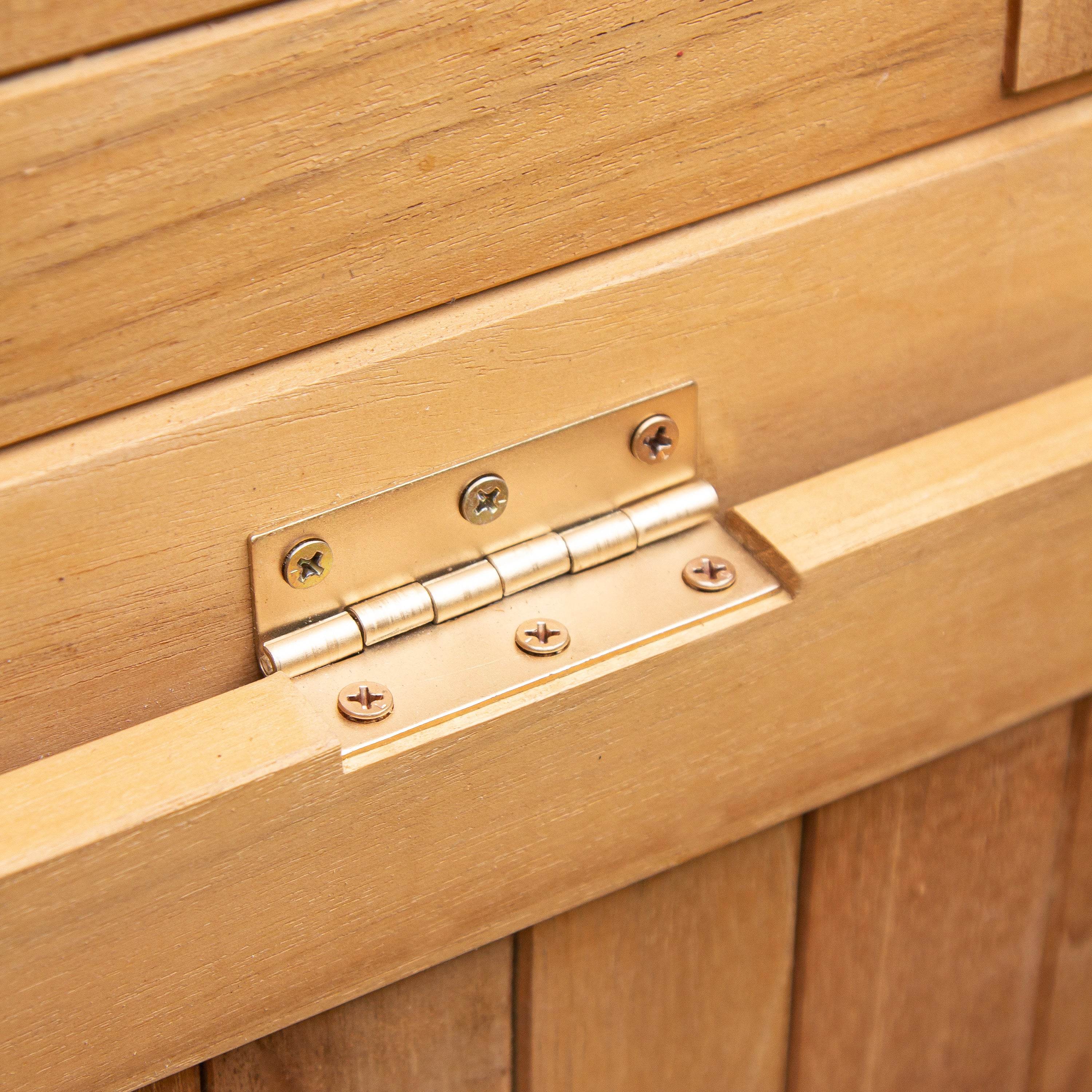 Richmond Teak Wood 60 Inch Outdoor Storage Deck Box - Image 10