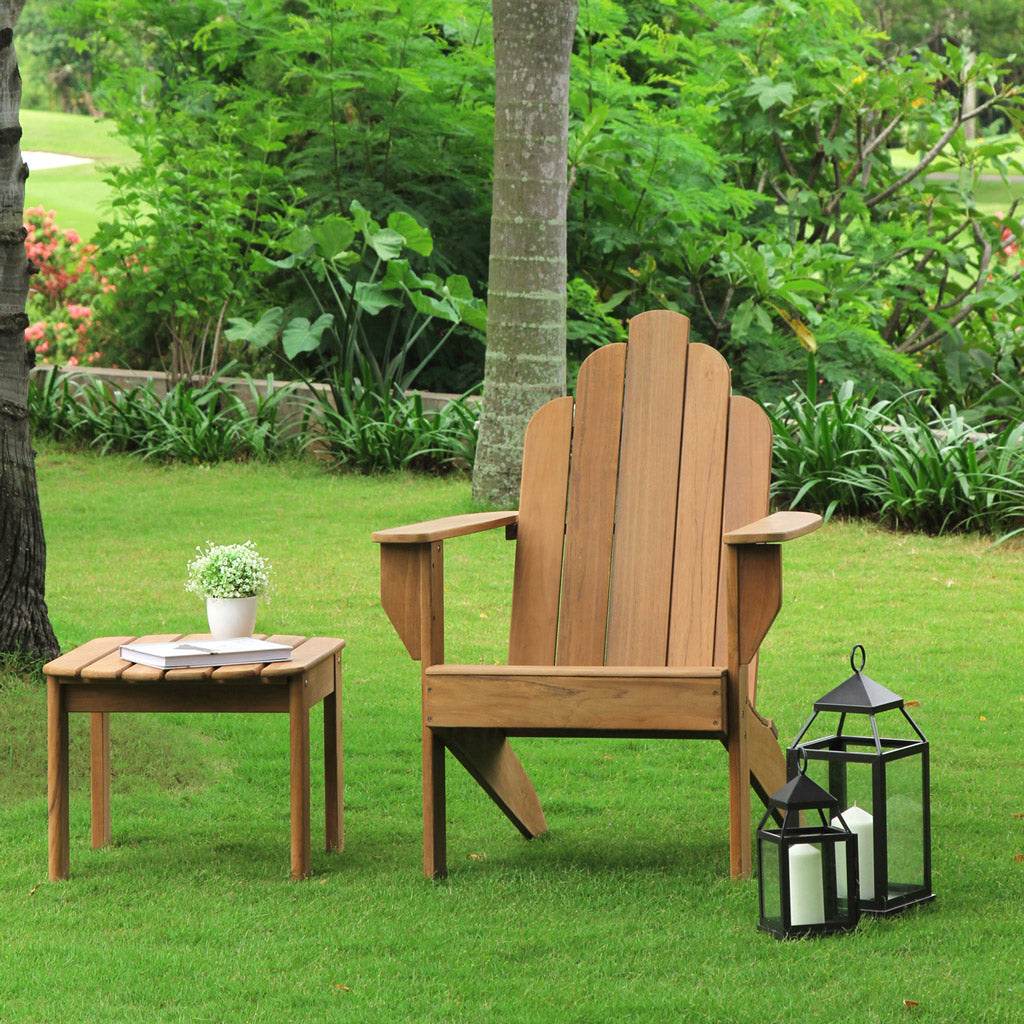 Richmond Teak Wood Adirondack Chair - Image 3