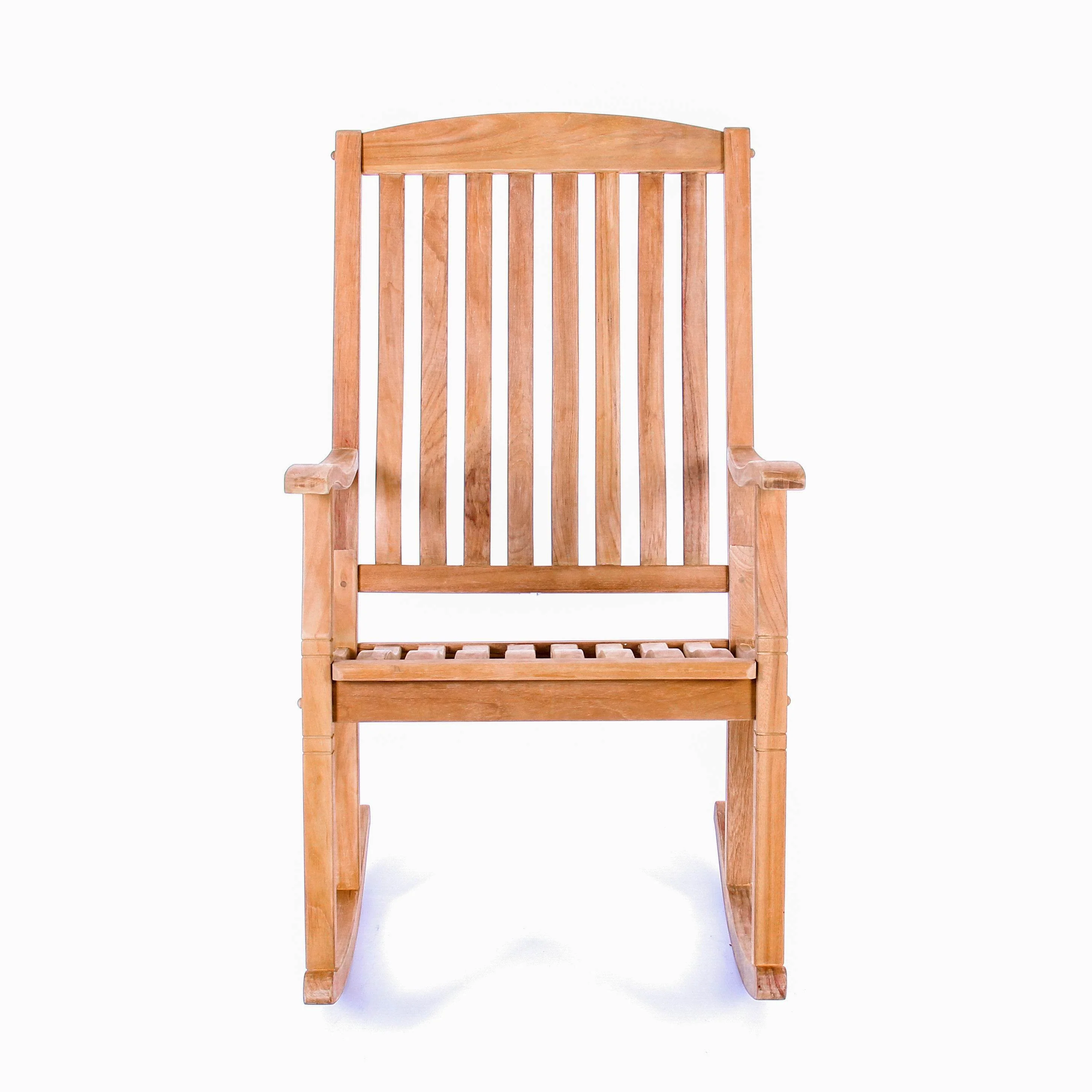 Richmond Teak Wood Porch Rocking Chair - Image 10