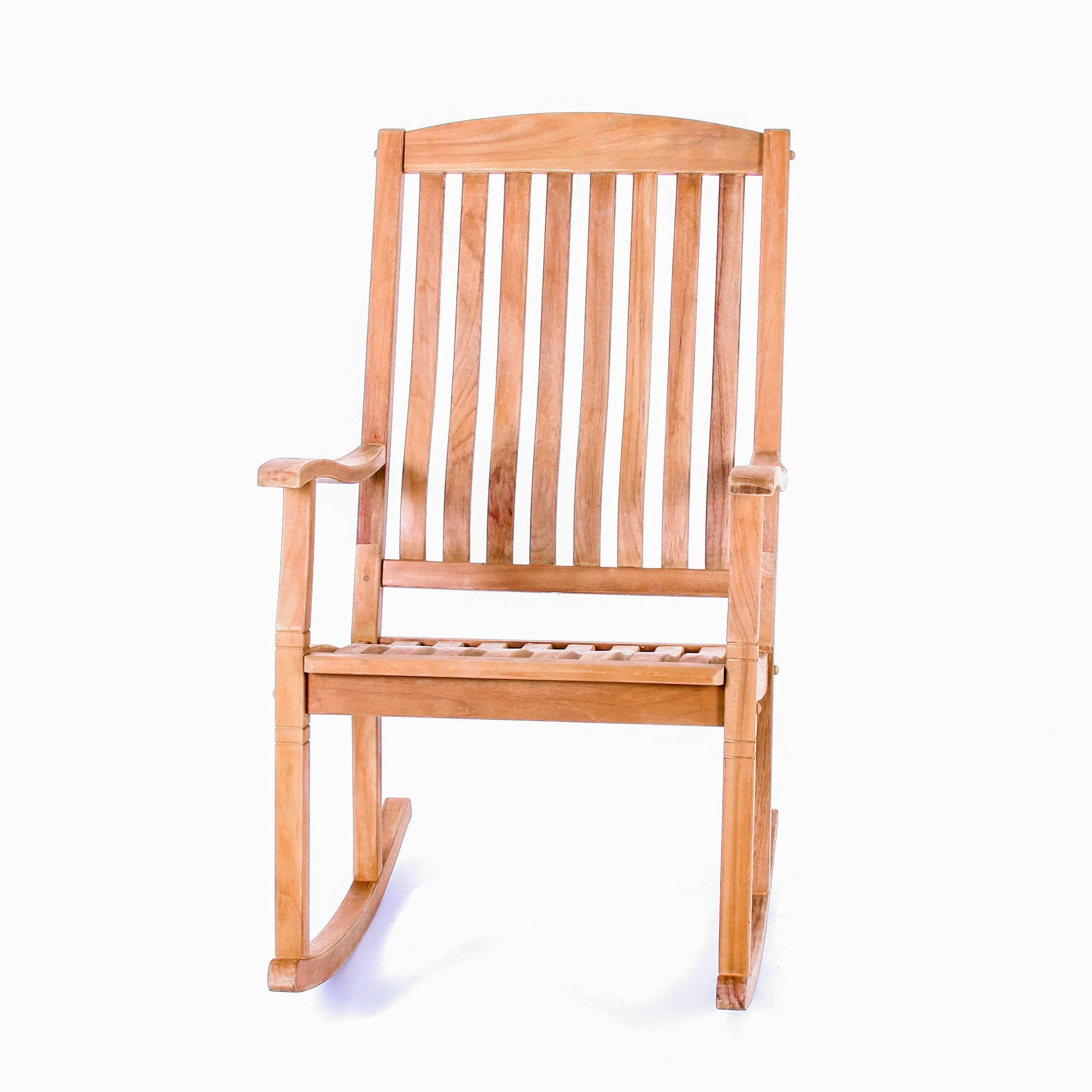 Richmond Teak Wood Porch Rocking Chair - Image 11