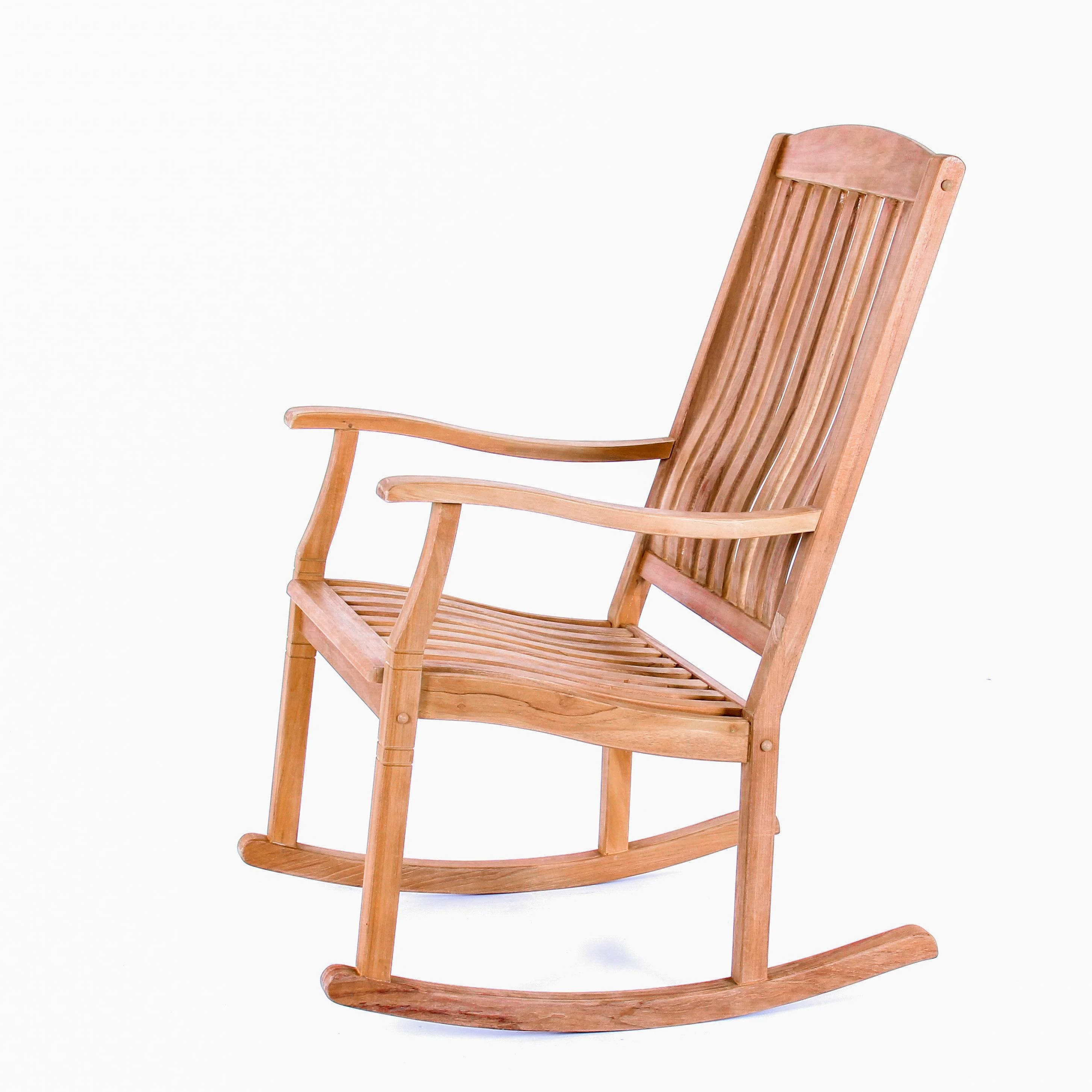 Richmond Teak Wood Porch Rocking Chair - Image 19