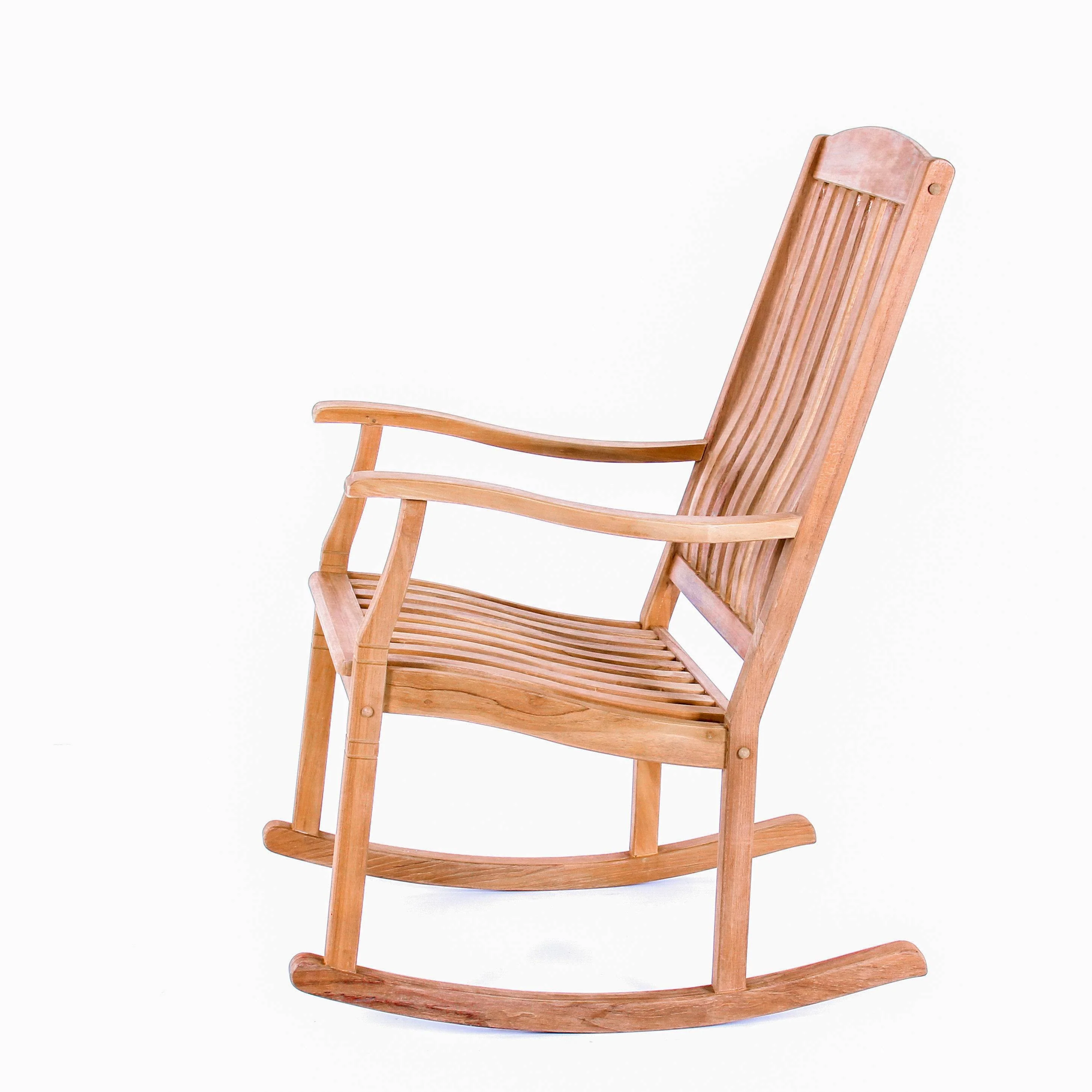 Richmond Teak Wood Porch Rocking Chair - Image 20