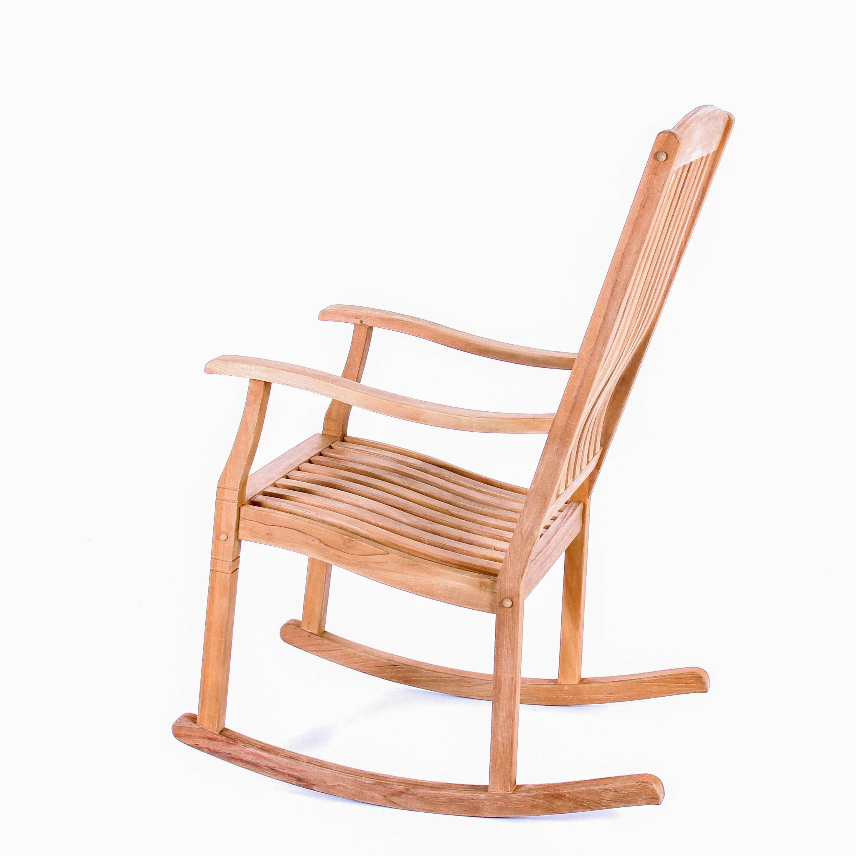 Richmond Teak Wood Porch Rocking Chair - Image 23