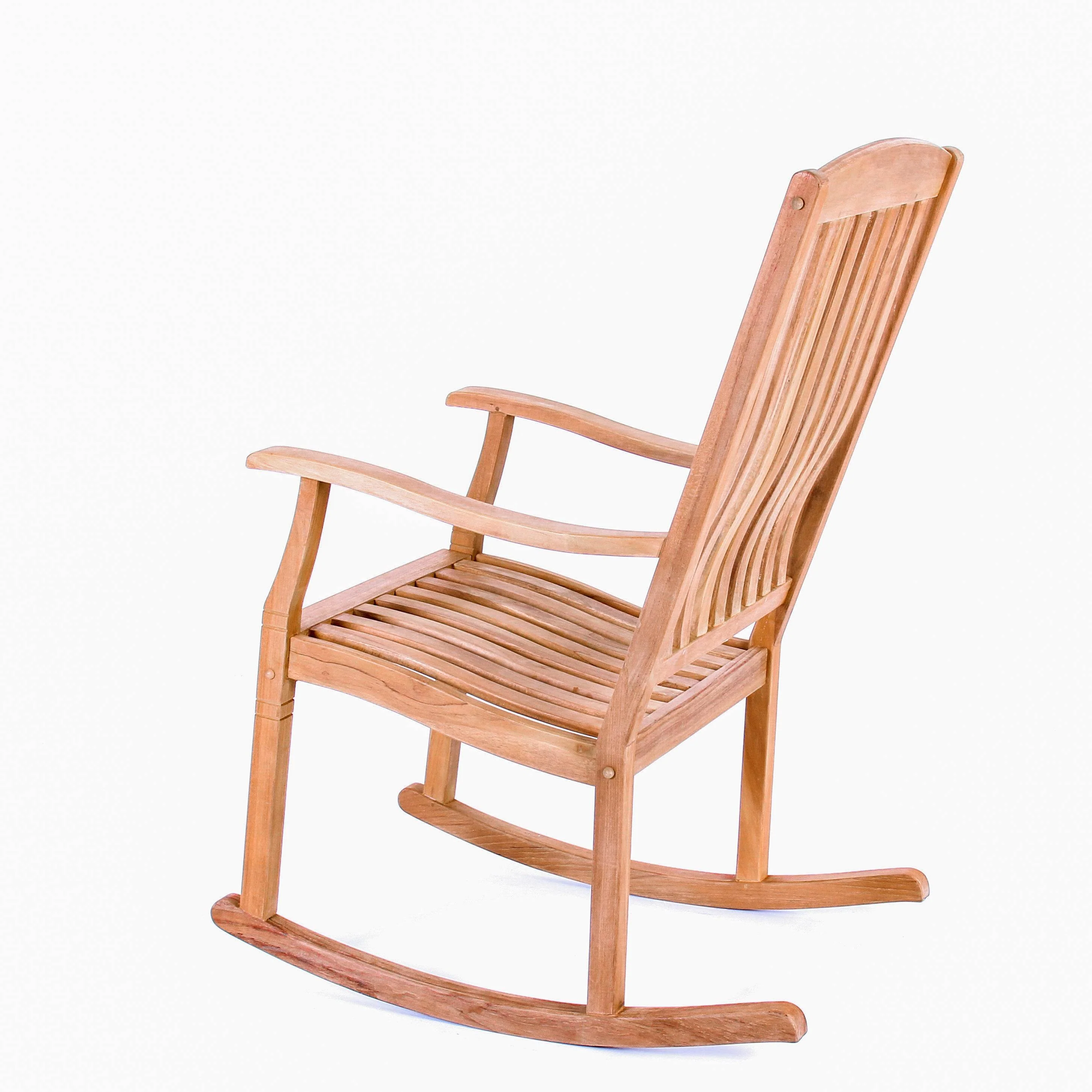 Richmond Teak Wood Porch Rocking Chair - Image 24