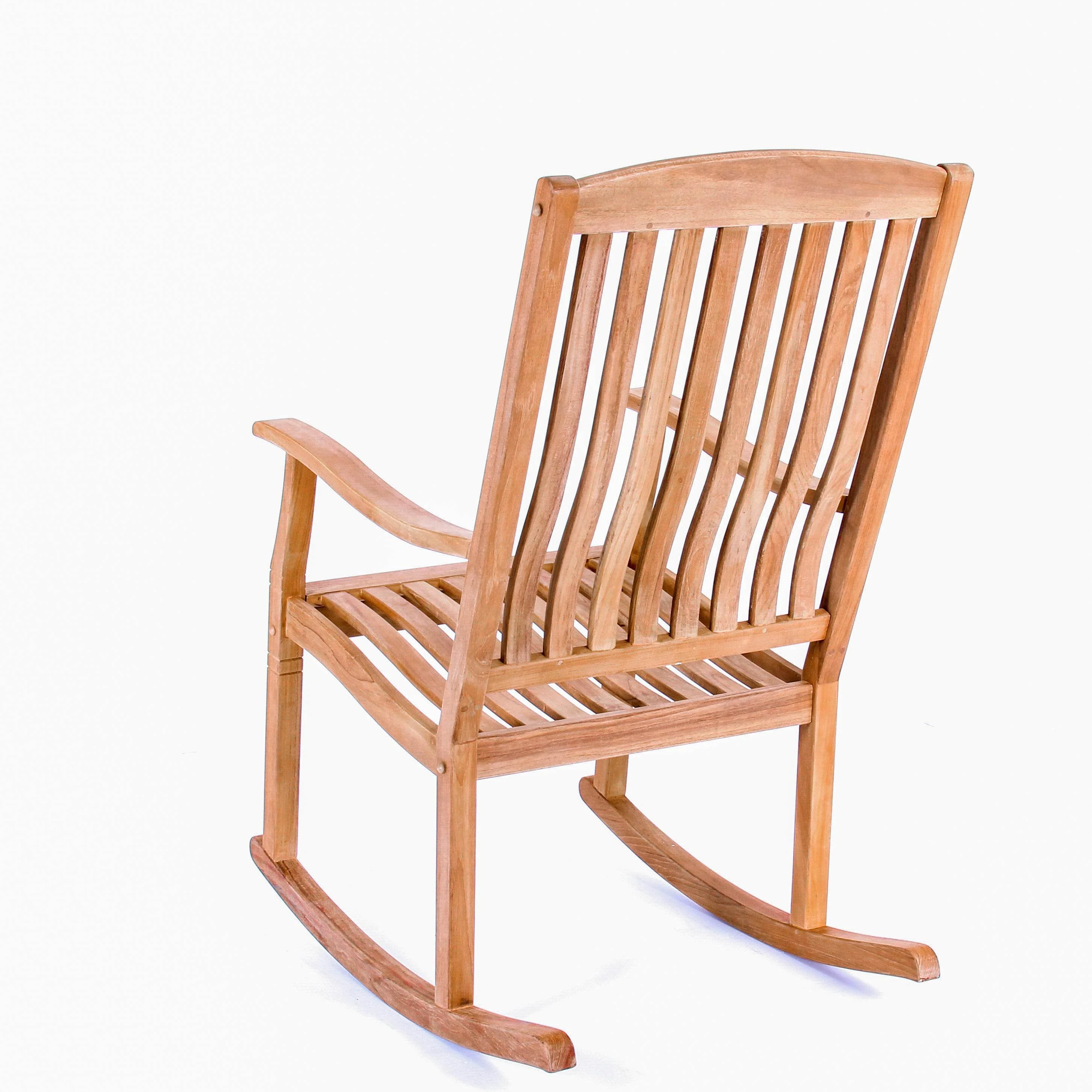 Richmond Teak Wood Porch Rocking Chair - Image 28