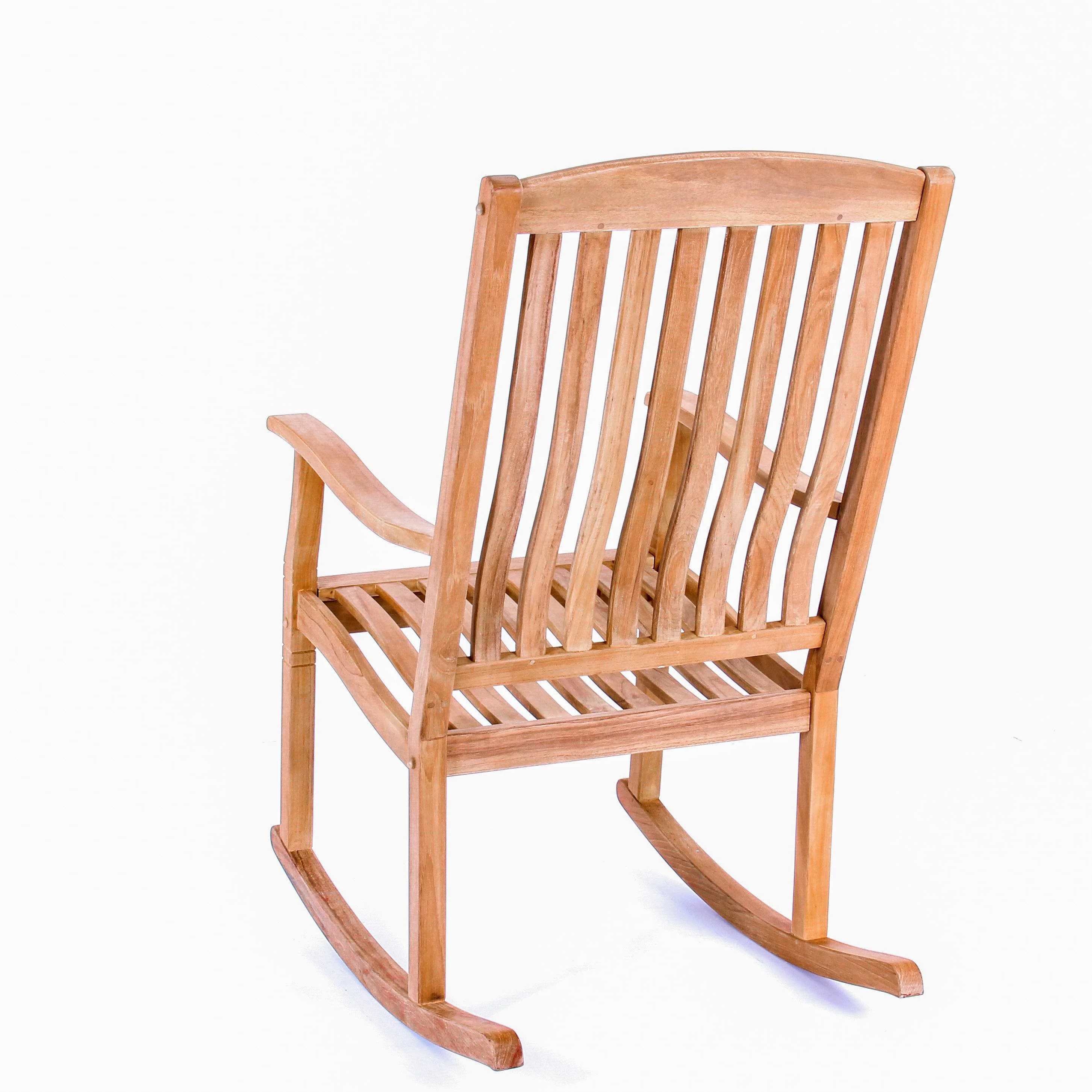 Richmond Teak Wood Porch Rocking Chair - Image 29