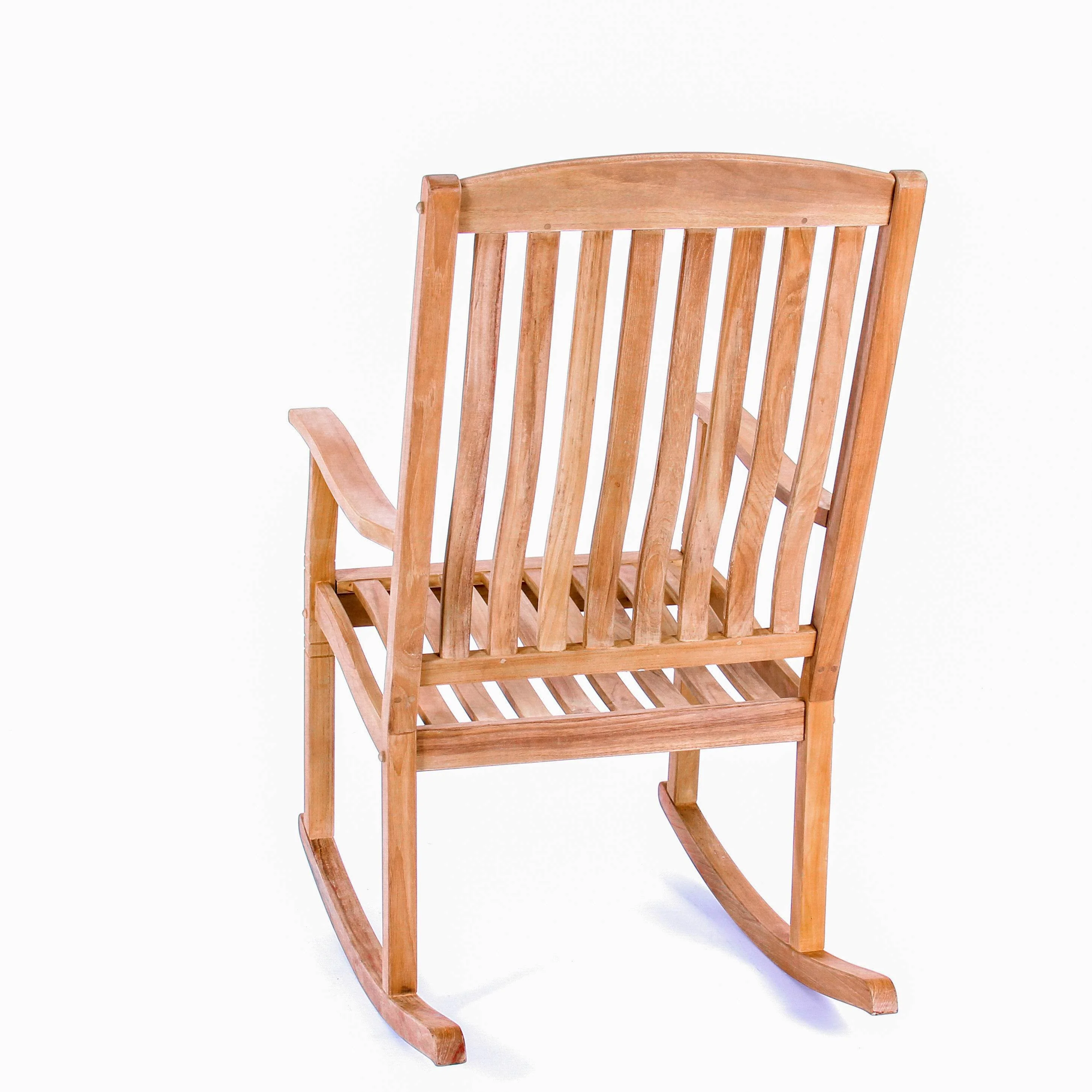 Richmond Teak Wood Porch Rocking Chair - Image 30
