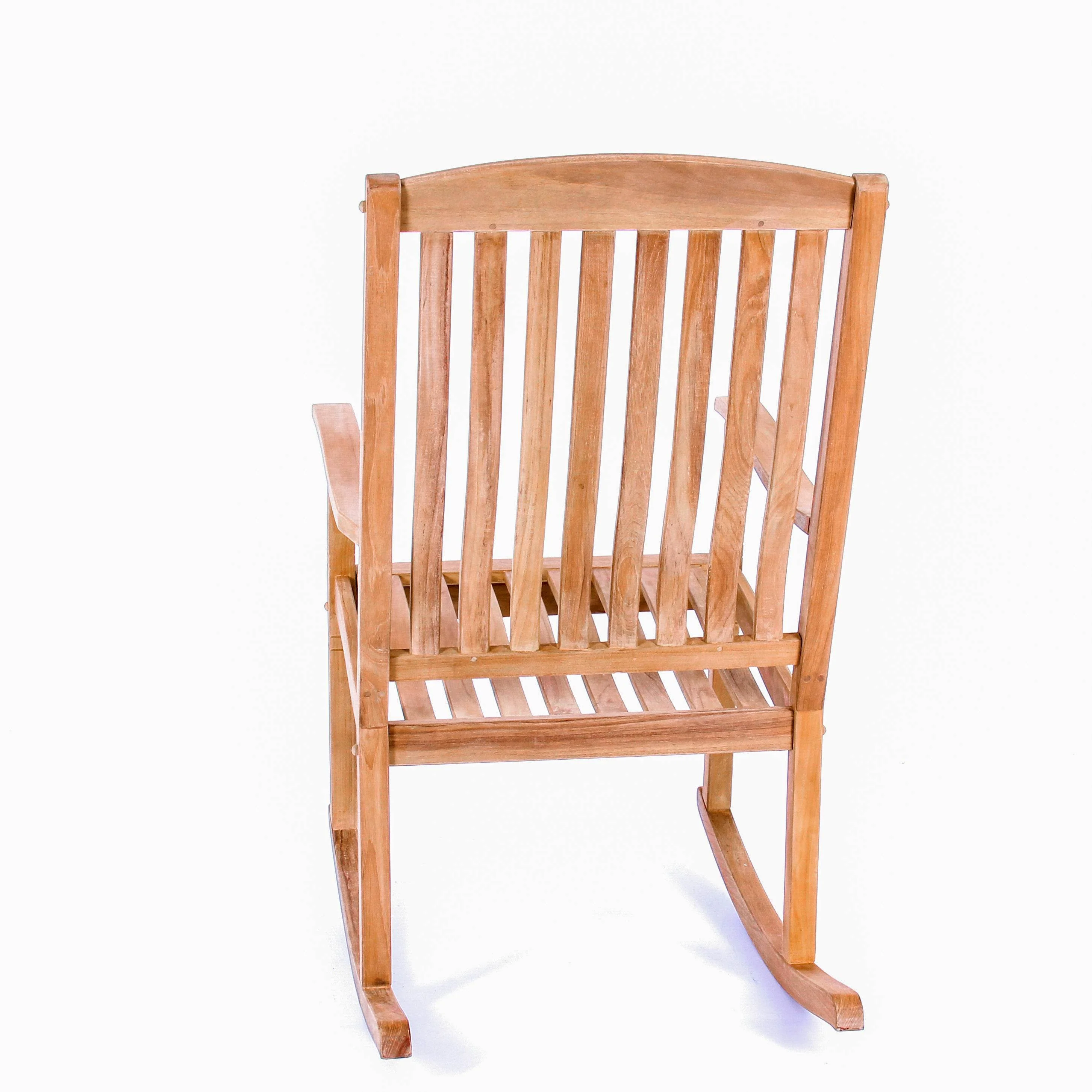 Richmond Teak Wood Porch Rocking Chair - Image 31