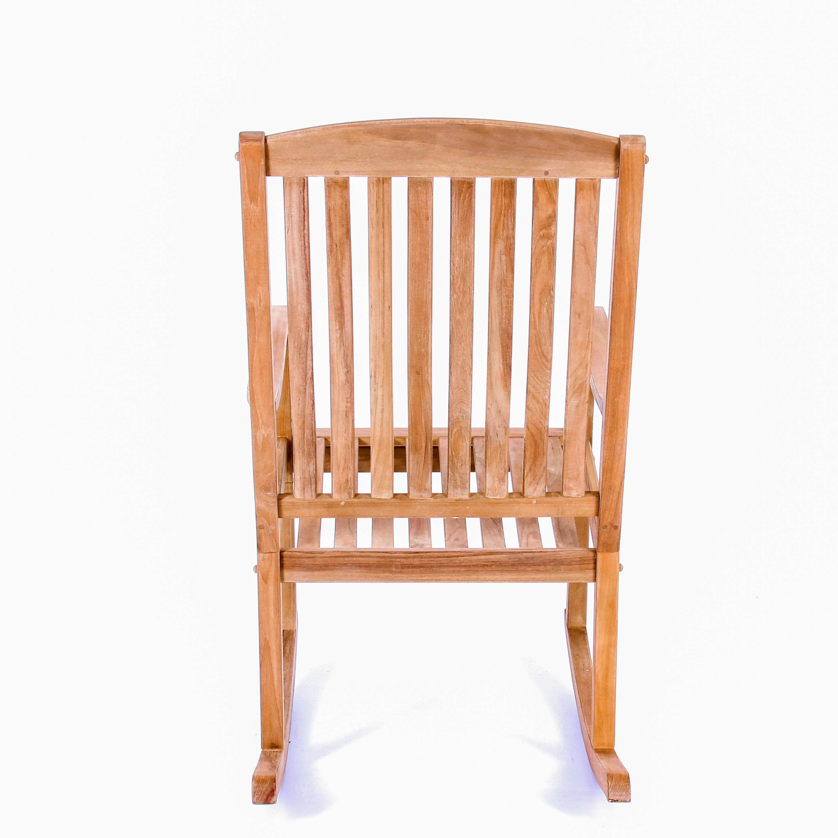Richmond Teak Wood Porch Rocking Chair - Image 32