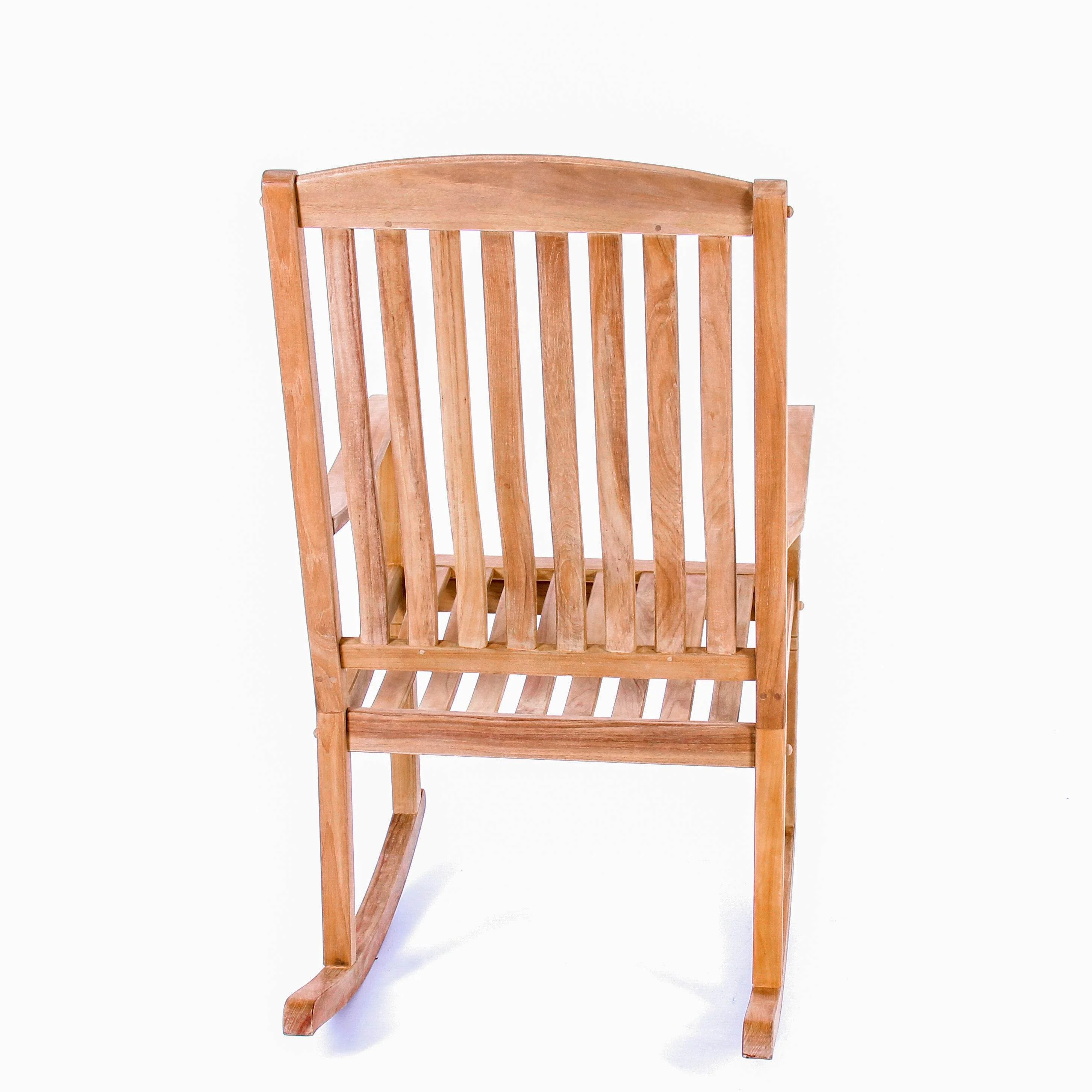Richmond Teak Wood Porch Rocking Chair - Image 33